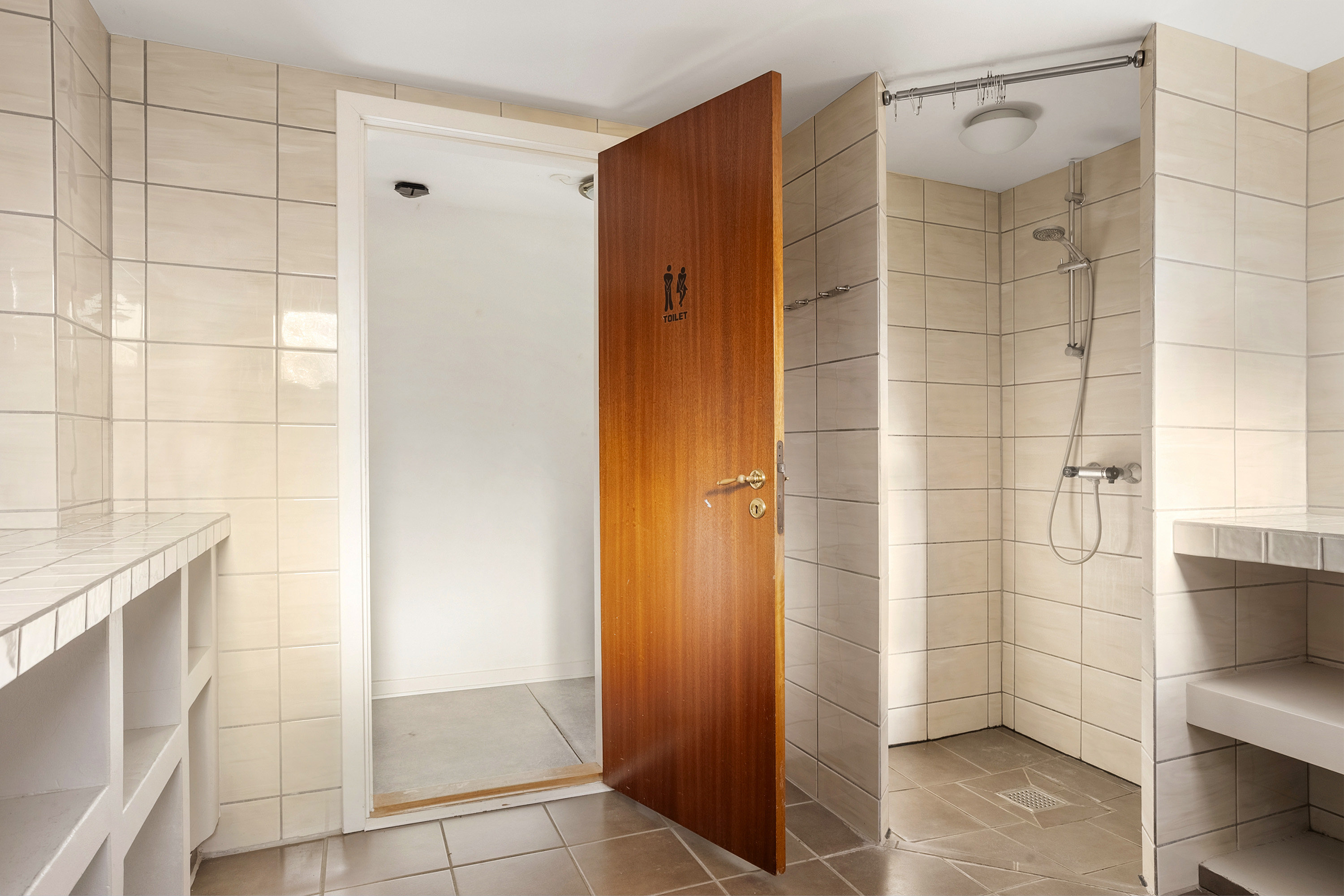 Fremhævet badeværelse billede i fuldskærmstilstand. Billede af Klovtoftvej 6, Jels, 6630 Rødding