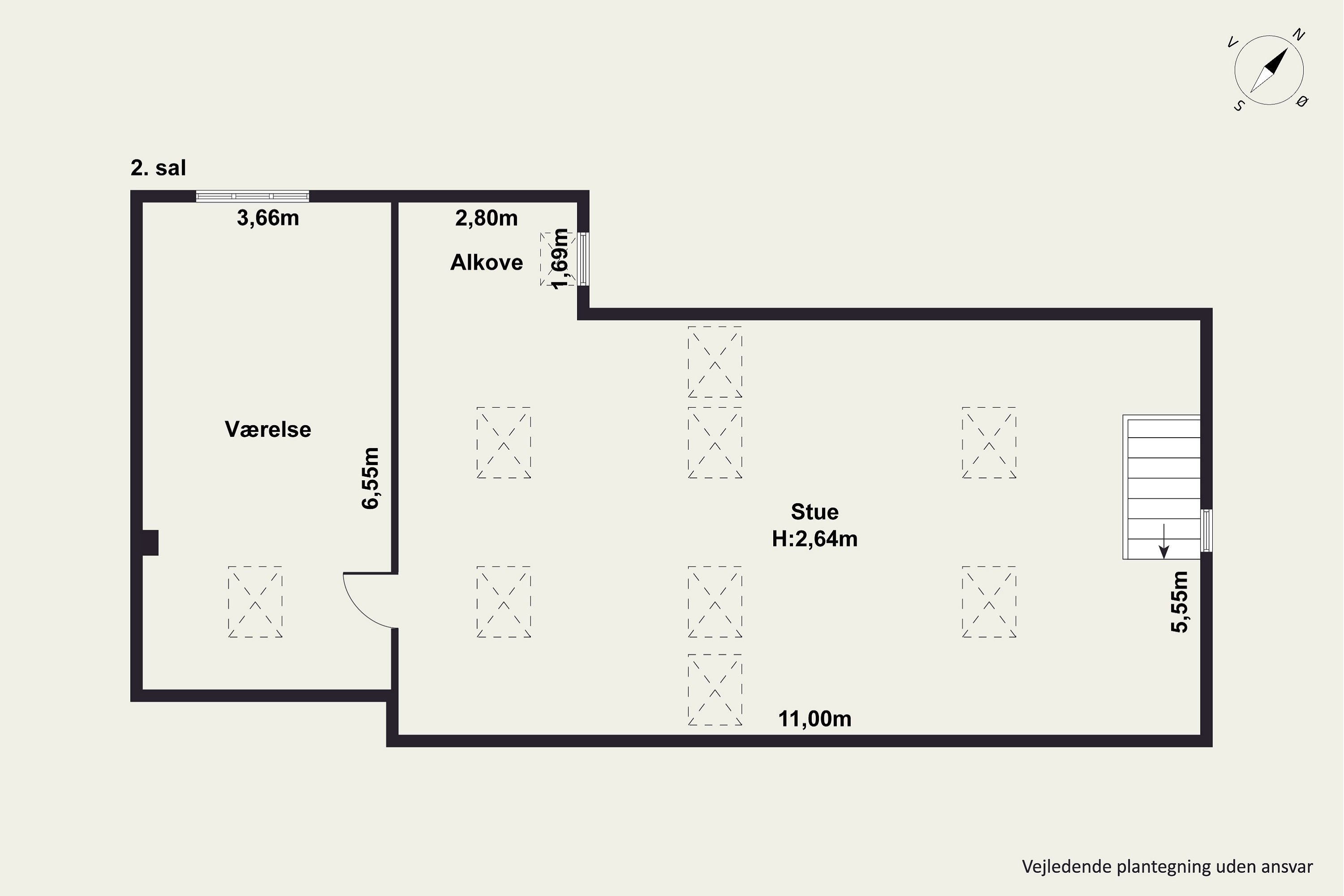 Plantegninger billede af Jernbanegade 6, 1., 9510 Arden