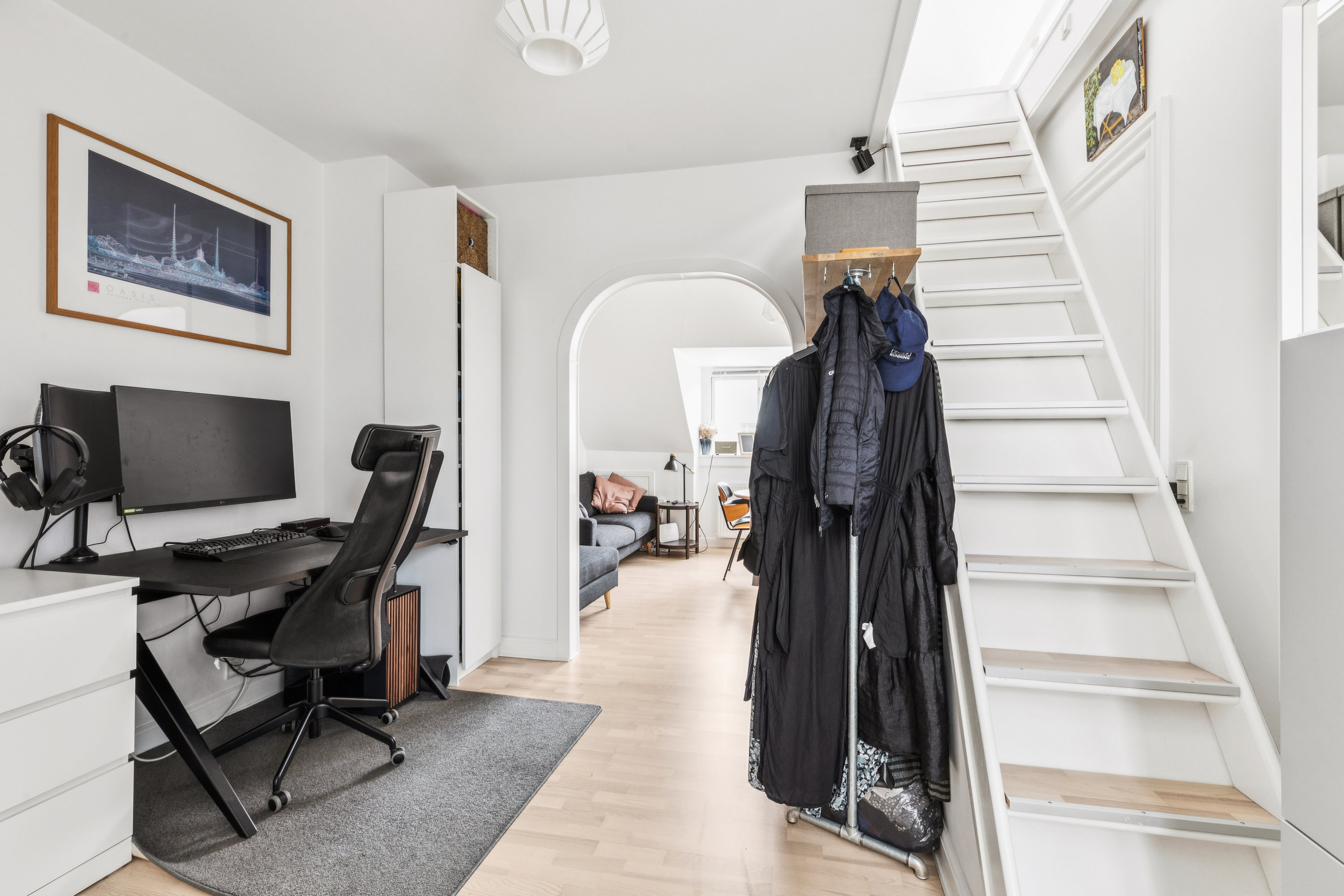 Fremhævet gang billede i fuldskærmstilstand. Billede af Højsagervej 32, 1., 2500 Valby