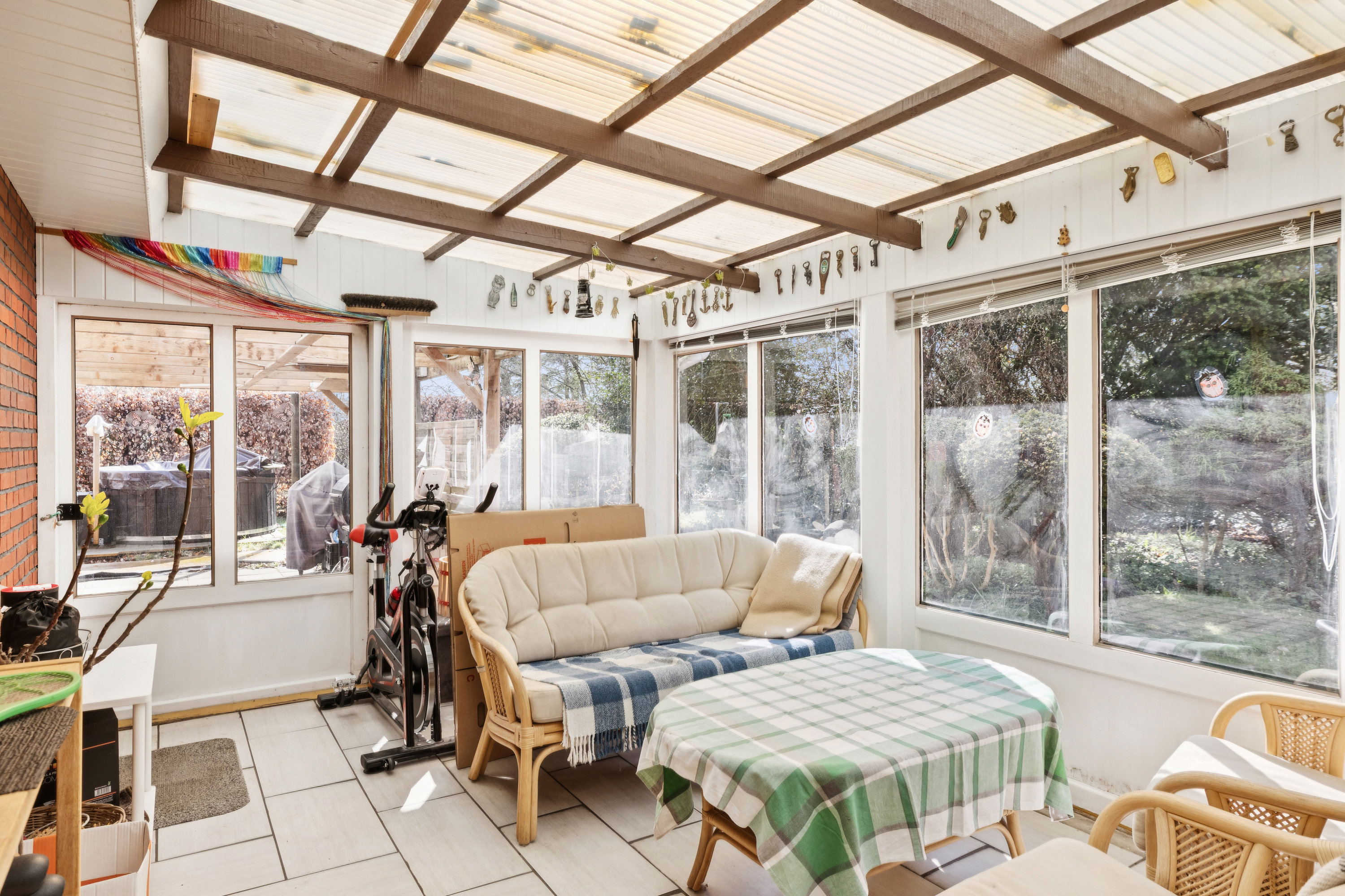 Fremhævet udestue billede i fuldskærmstilstand. Billede af Råhedevej 21, Råhede, 6760 Ribe