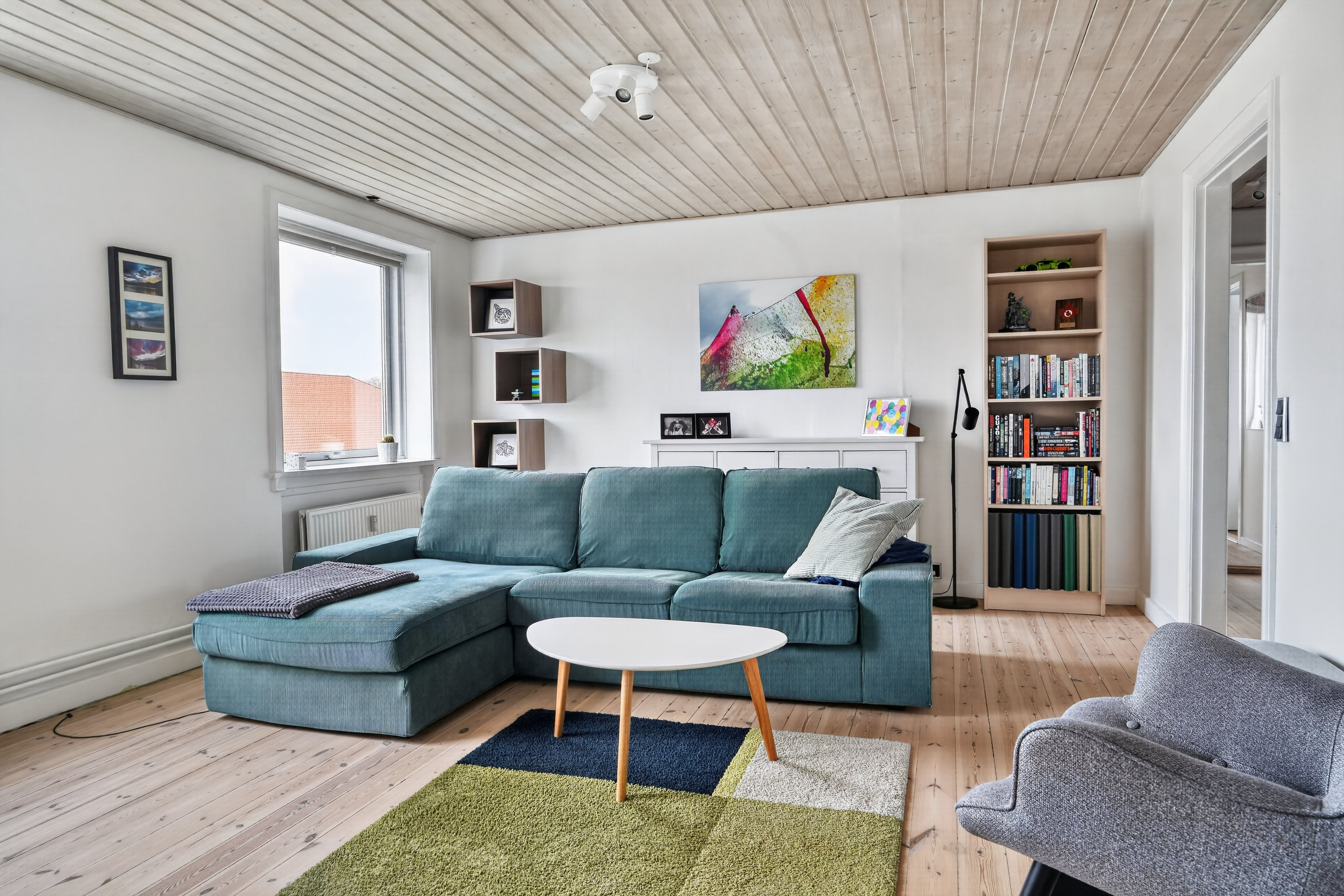 Fremhævet stue billede i fuldskærmstilstand. Billede af Sønderstrupvej 5H, 4340 Tølløse