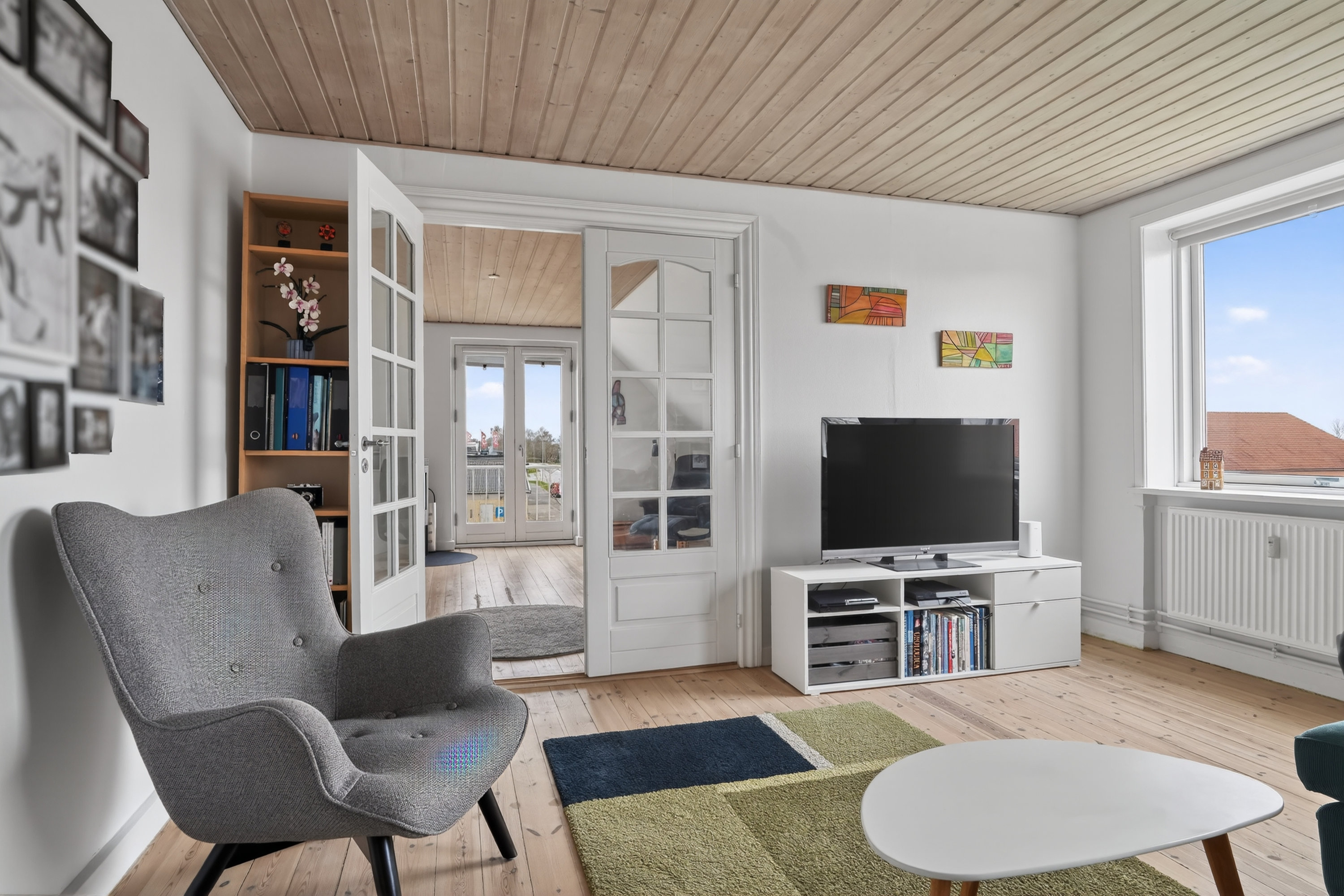 Fremhævet stue billede i fuldskærmstilstand. Billede af Sønderstrupvej 5H, 4340 Tølløse