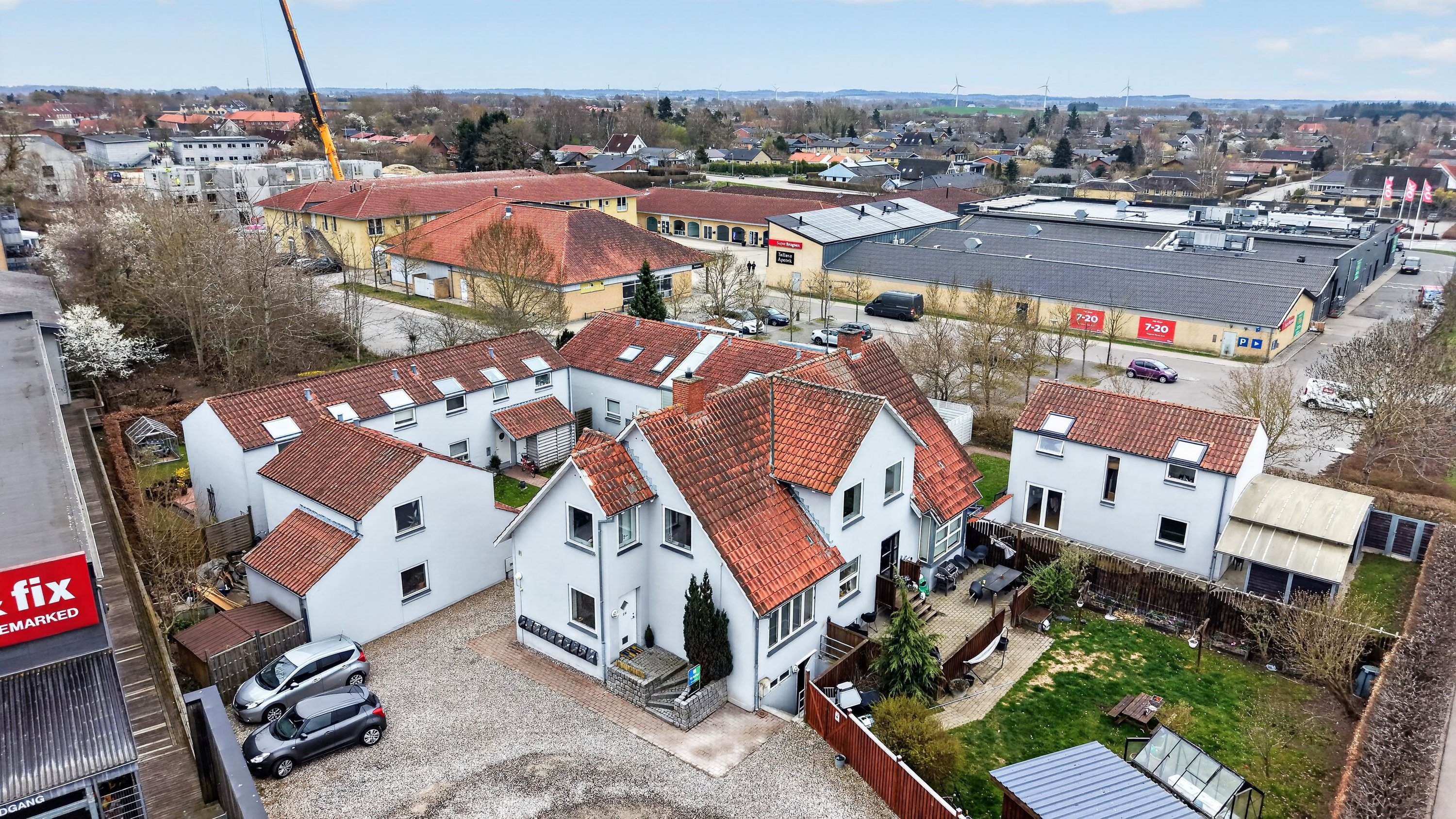 Fremhævet luftfoto billede i fuldskærmstilstand. Billede af Sønderstrupvej 5H, 4340 Tølløse