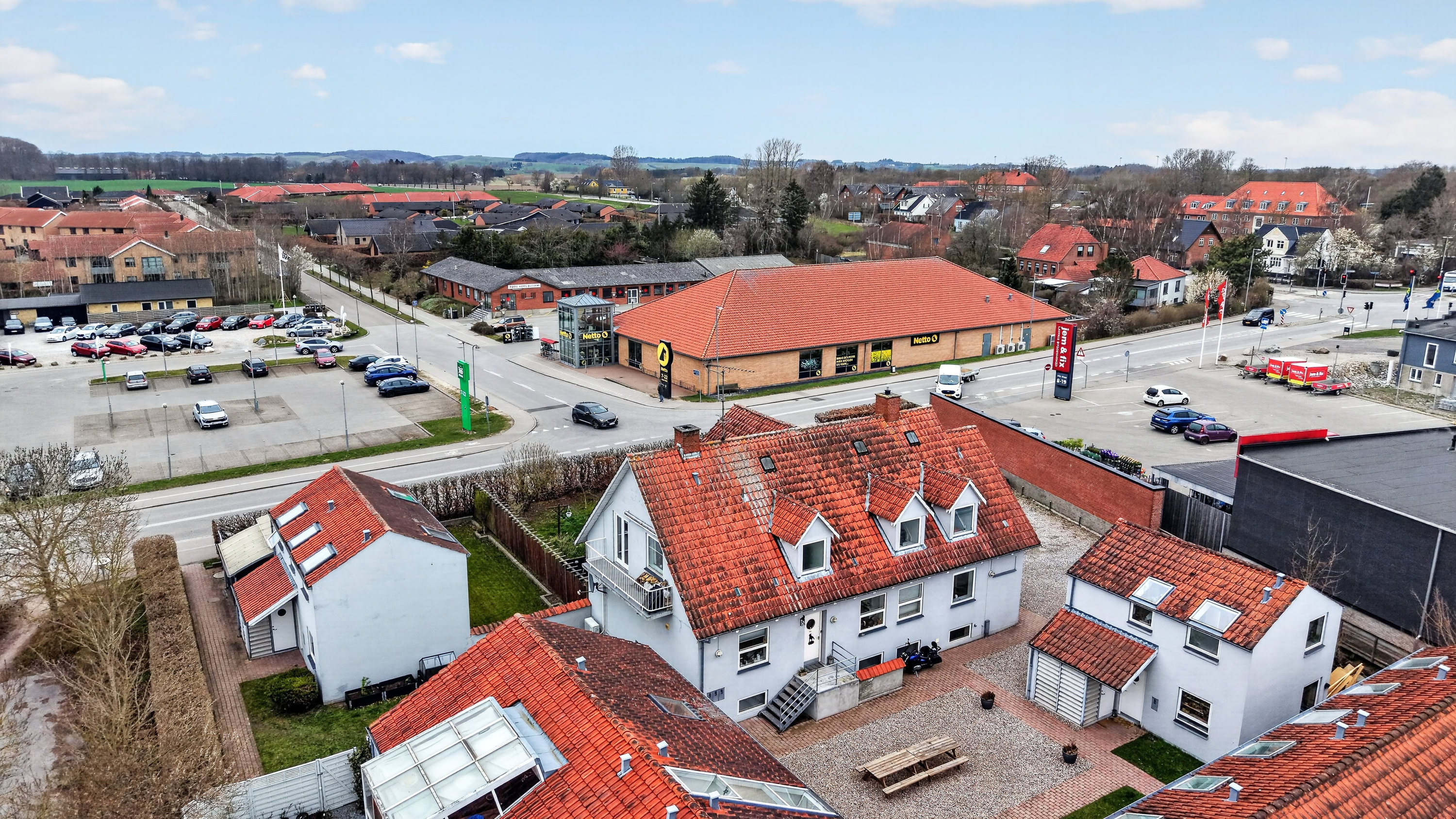 Fremhævet luftfoto billede i fuldskærmstilstand. Billede af Sønderstrupvej 5H, 4340 Tølløse