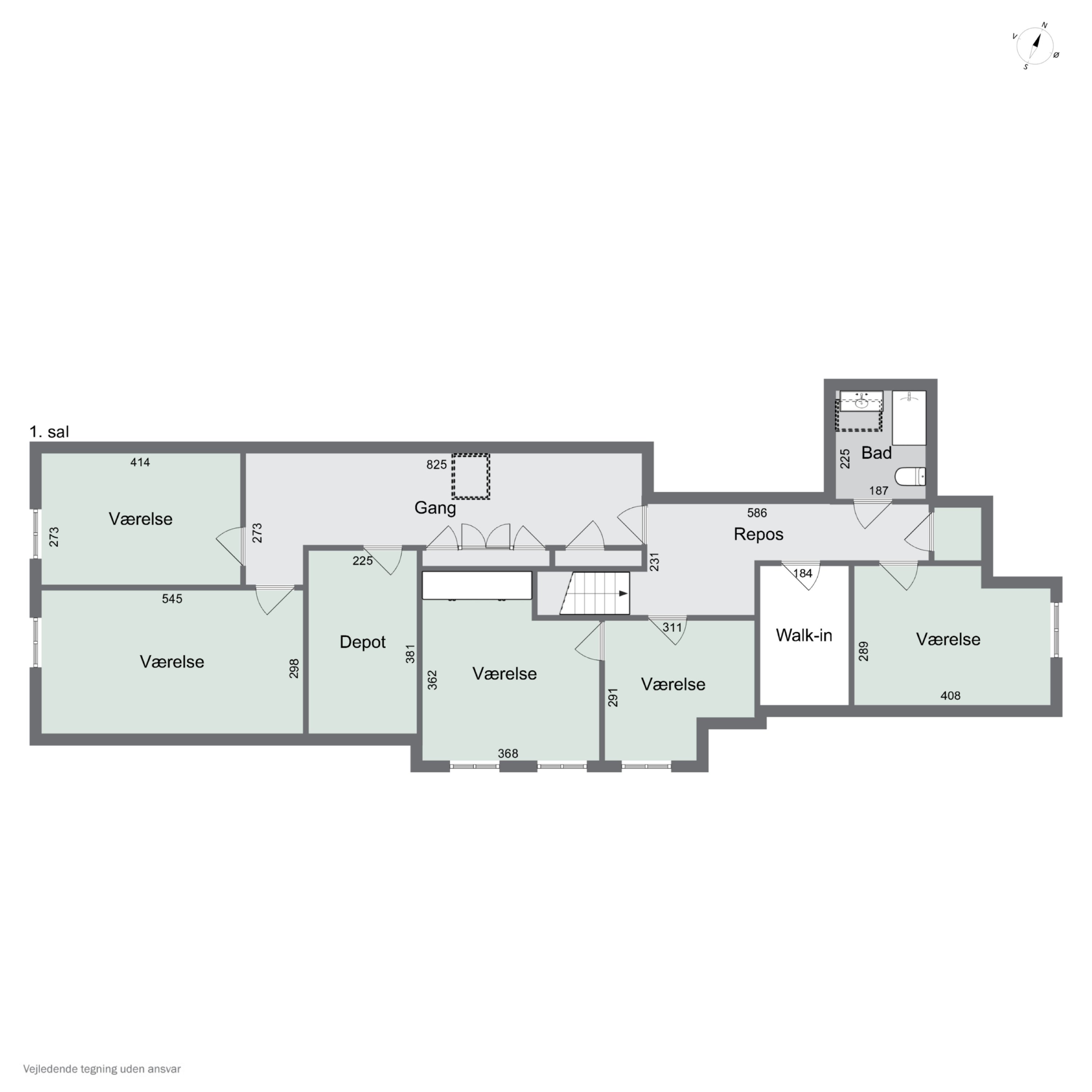 Plantegninger billede af Illebøllevej 1, Illebølle, 5900 Rudkøbing