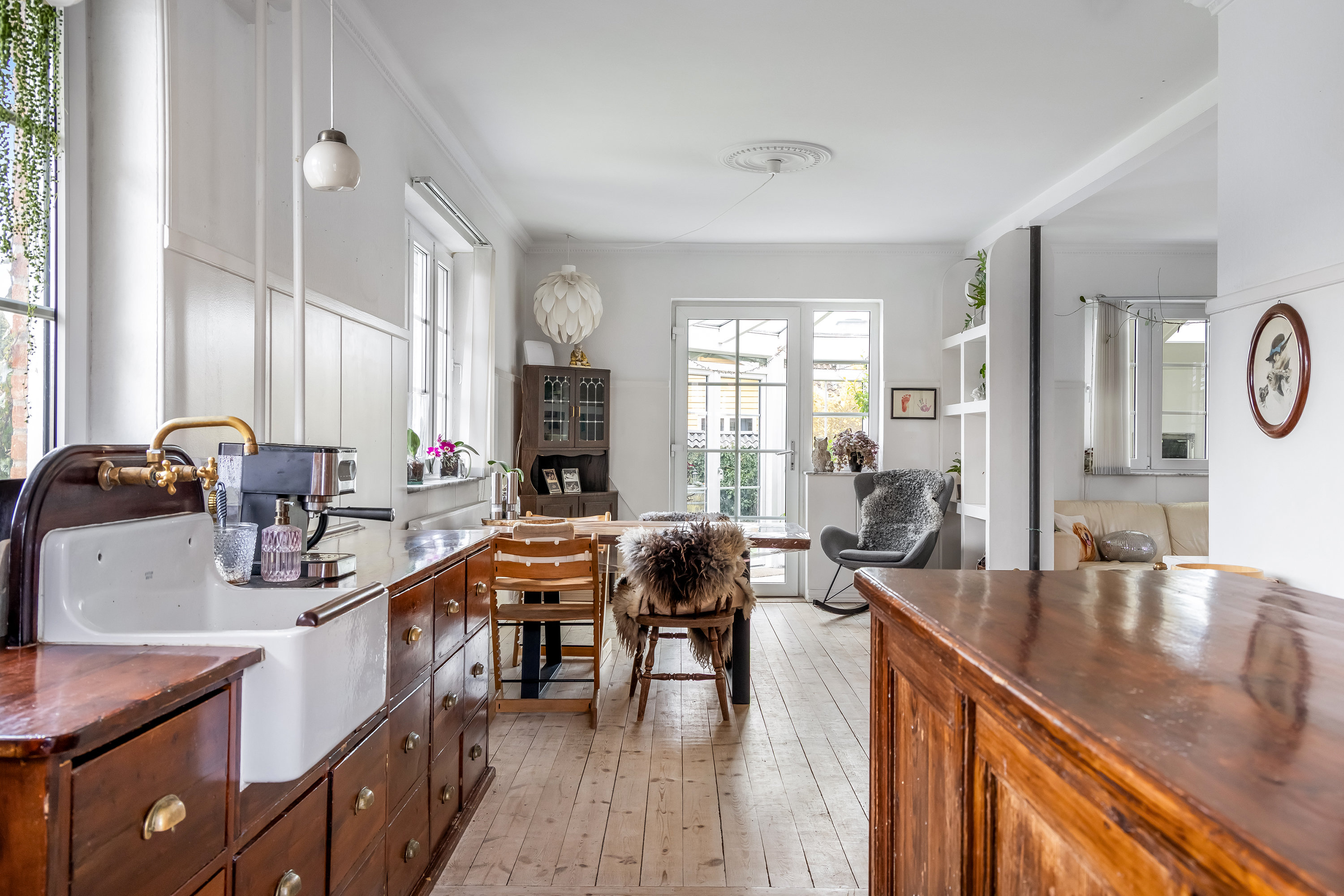 Fremhævet køkken alrum billede i fuldskærmstilstand. Billede af Måløvvej 30A, Ganløse, 3660 Stenløse