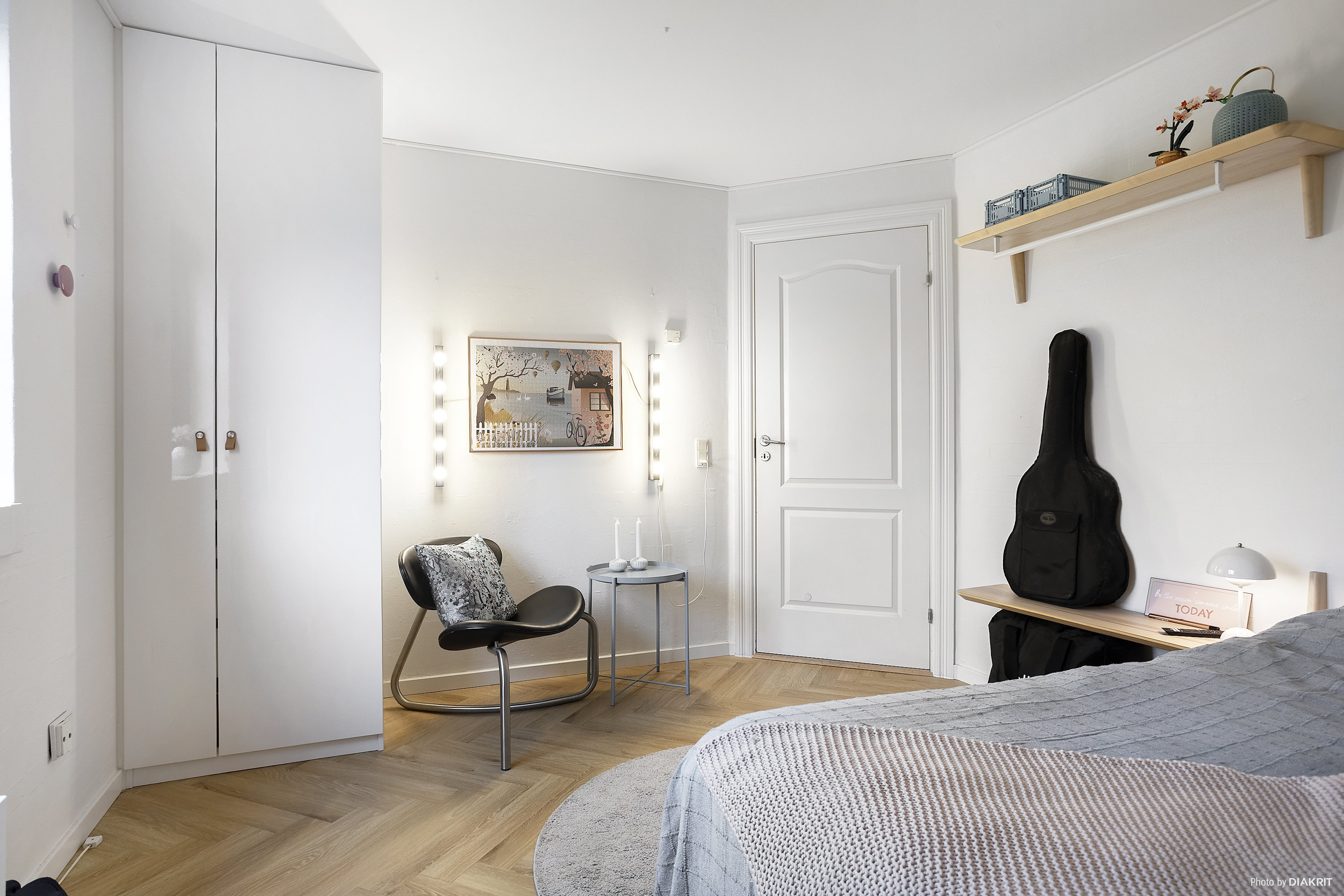 Fremhævet soveværelse billede i fuldskærmstilstand. Billede af Søkrogen 125, 8300 Odder