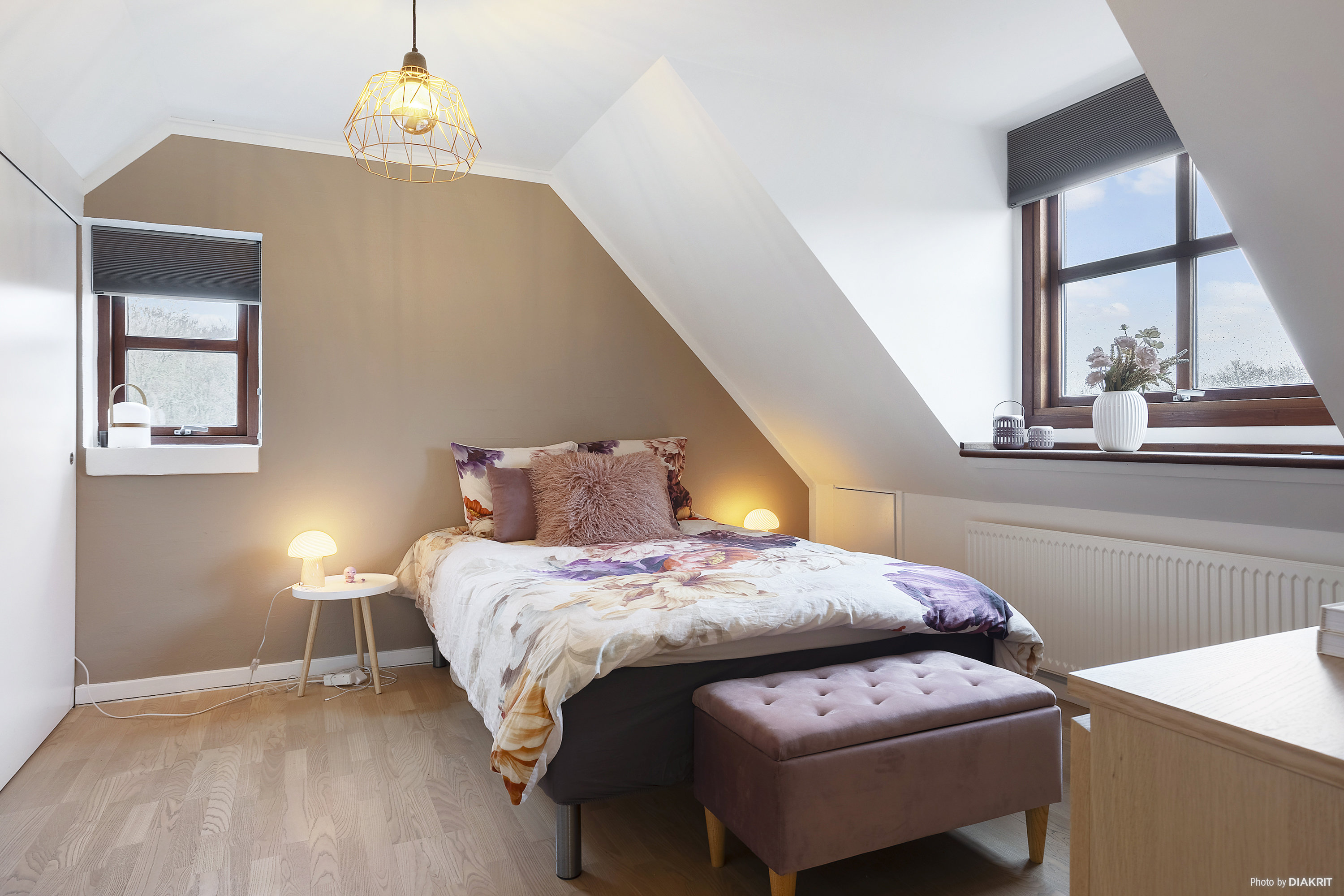 Fremhævet soveværelse billede i fuldskærmstilstand. Billede af Søkrogen 125, 8300 Odder