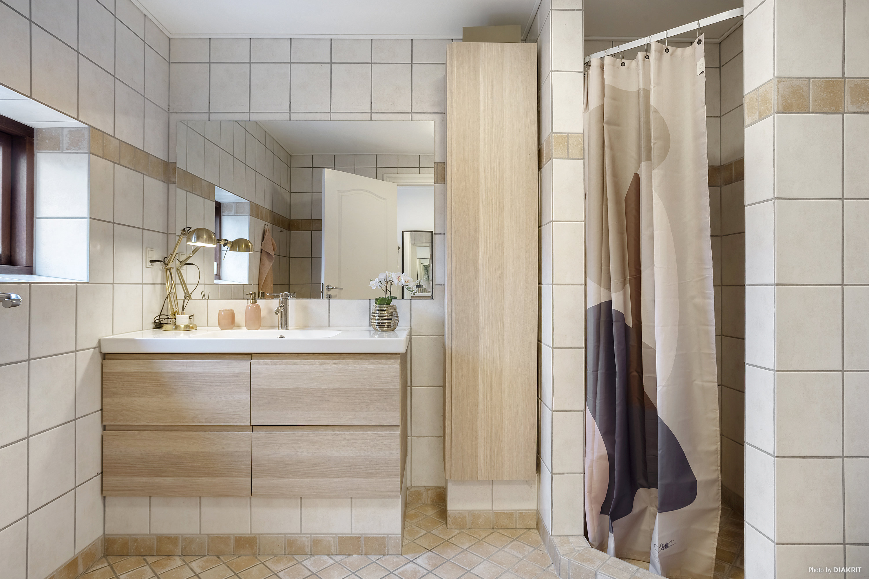 Fremhævet badeværelse billede i fuldskærmstilstand. Billede af Søkrogen 125, 8300 Odder