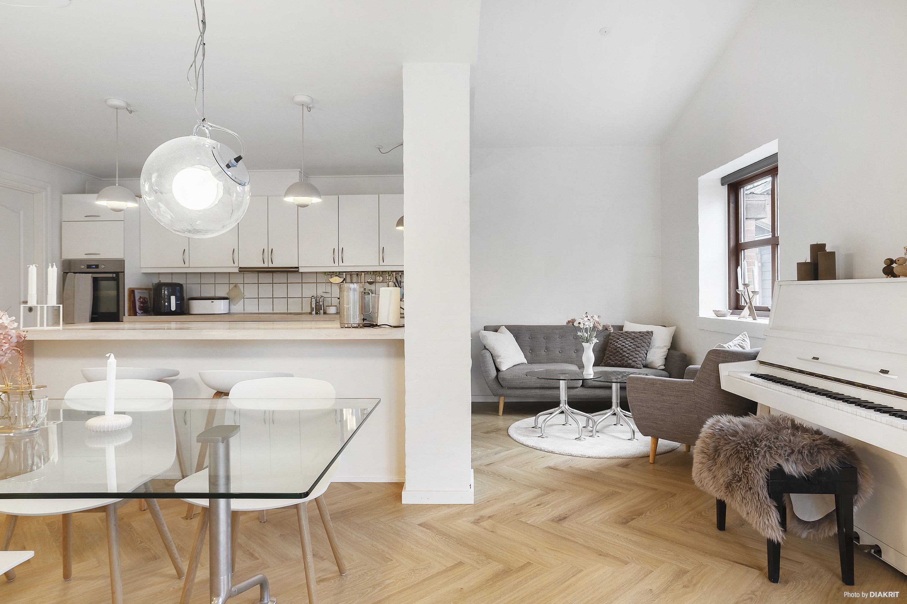 Fremhævet stue billede i fuldskærmstilstand. Billede af Søkrogen 125, 8300 Odder