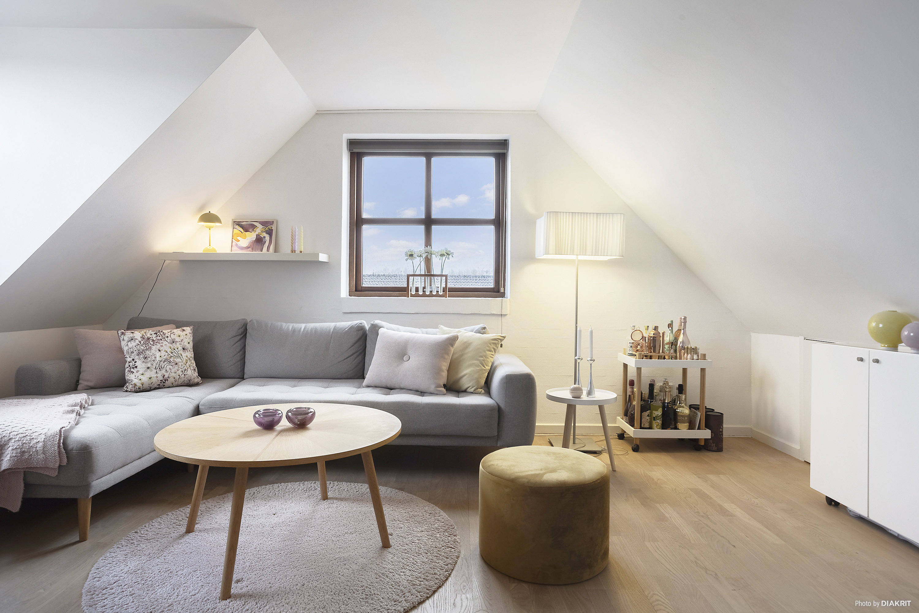 Fremhævet stue billede i fuldskærmstilstand. Billede af Søkrogen 125, 8300 Odder