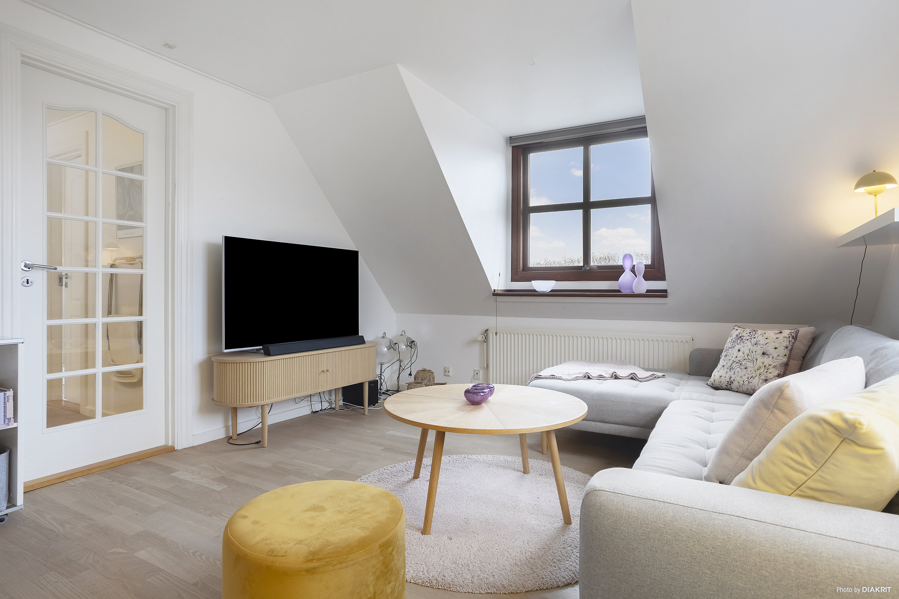 Fremhævet stue billede i fuldskærmstilstand. Billede af Søkrogen 125, 8300 Odder