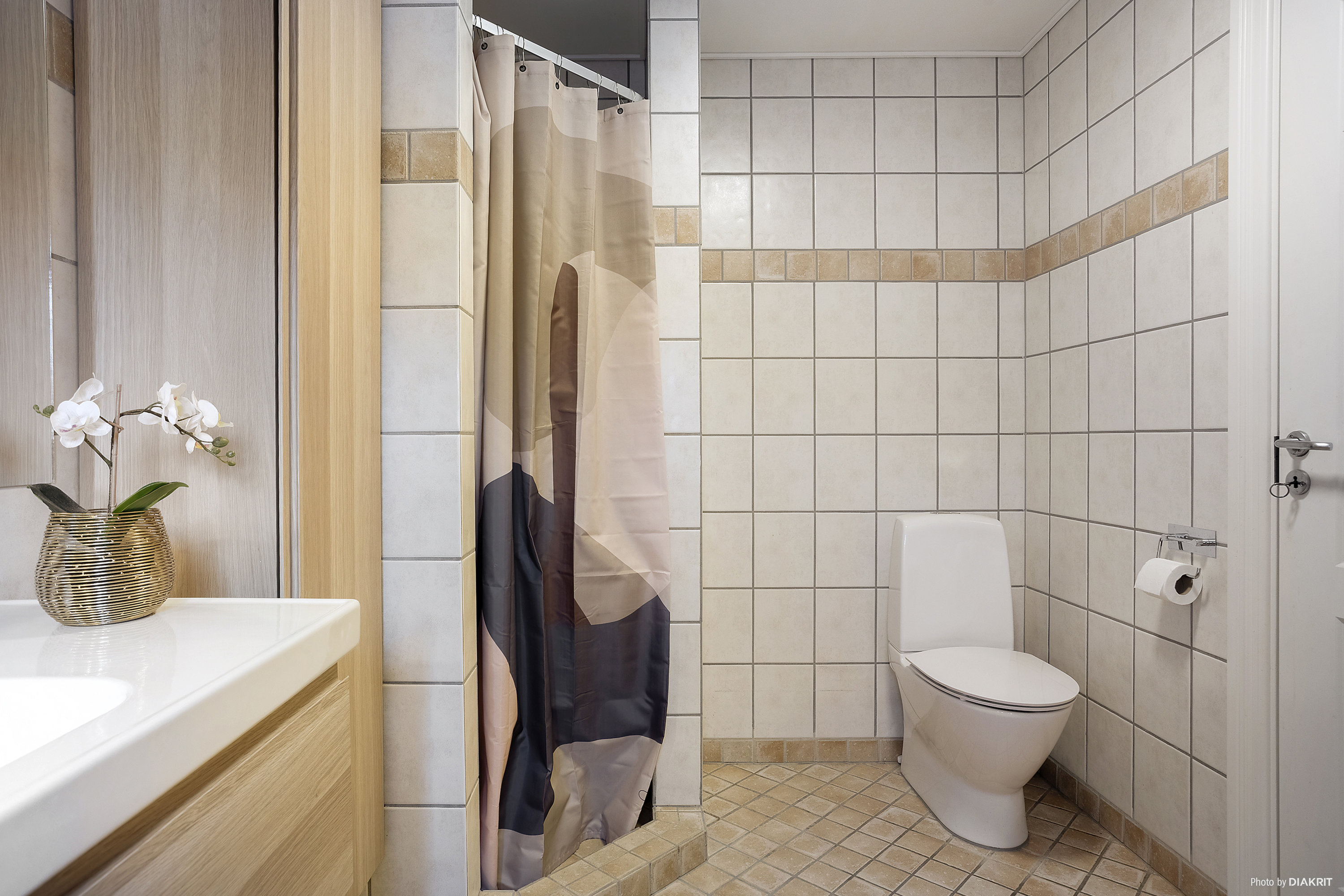 Fremhævet badeværelse billede i fuldskærmstilstand. Billede af Søkrogen 125, 8300 Odder