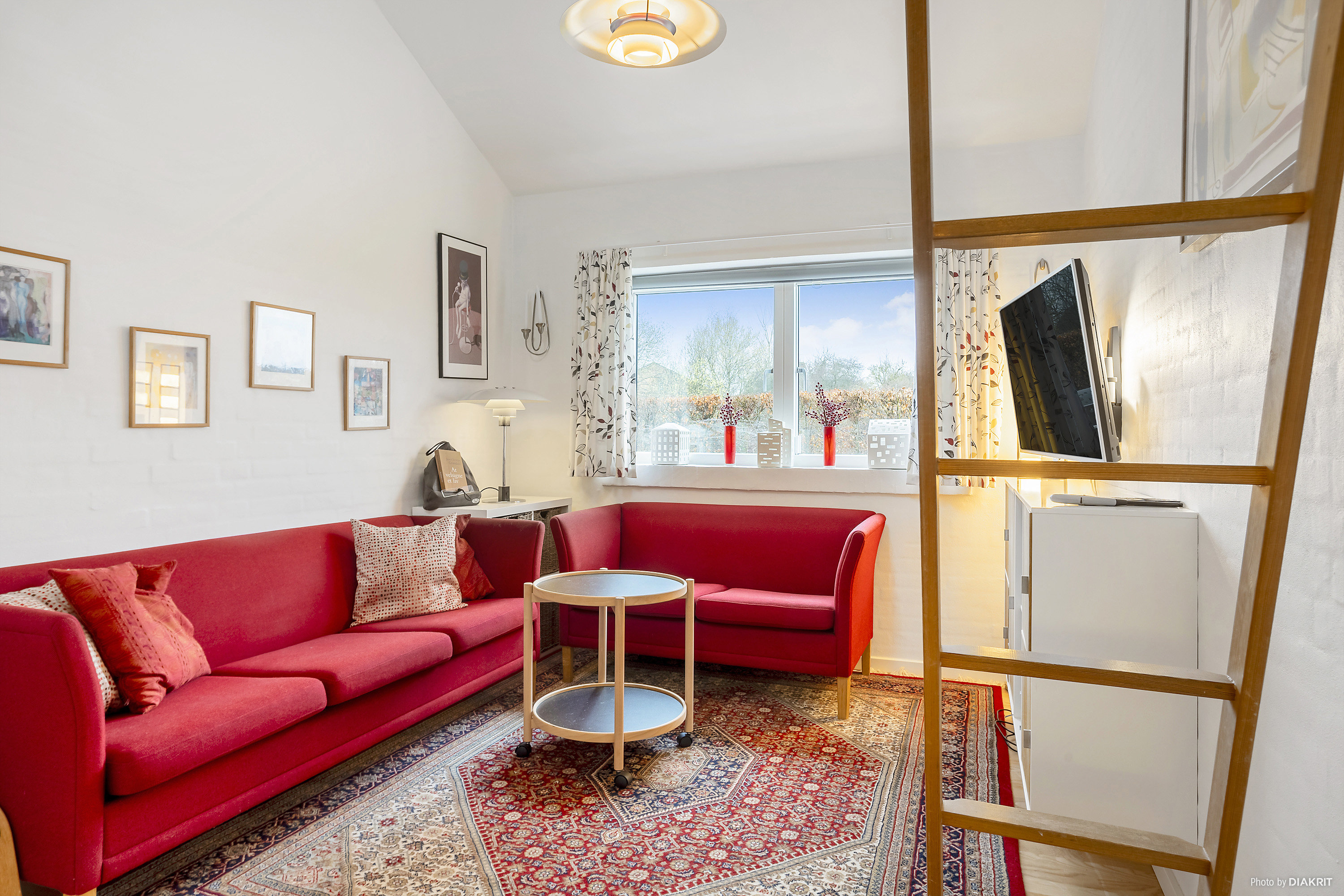 Fremhævet stue billede i fuldskærmstilstand. Billede af Røddalsminde 61, 8300 Odder