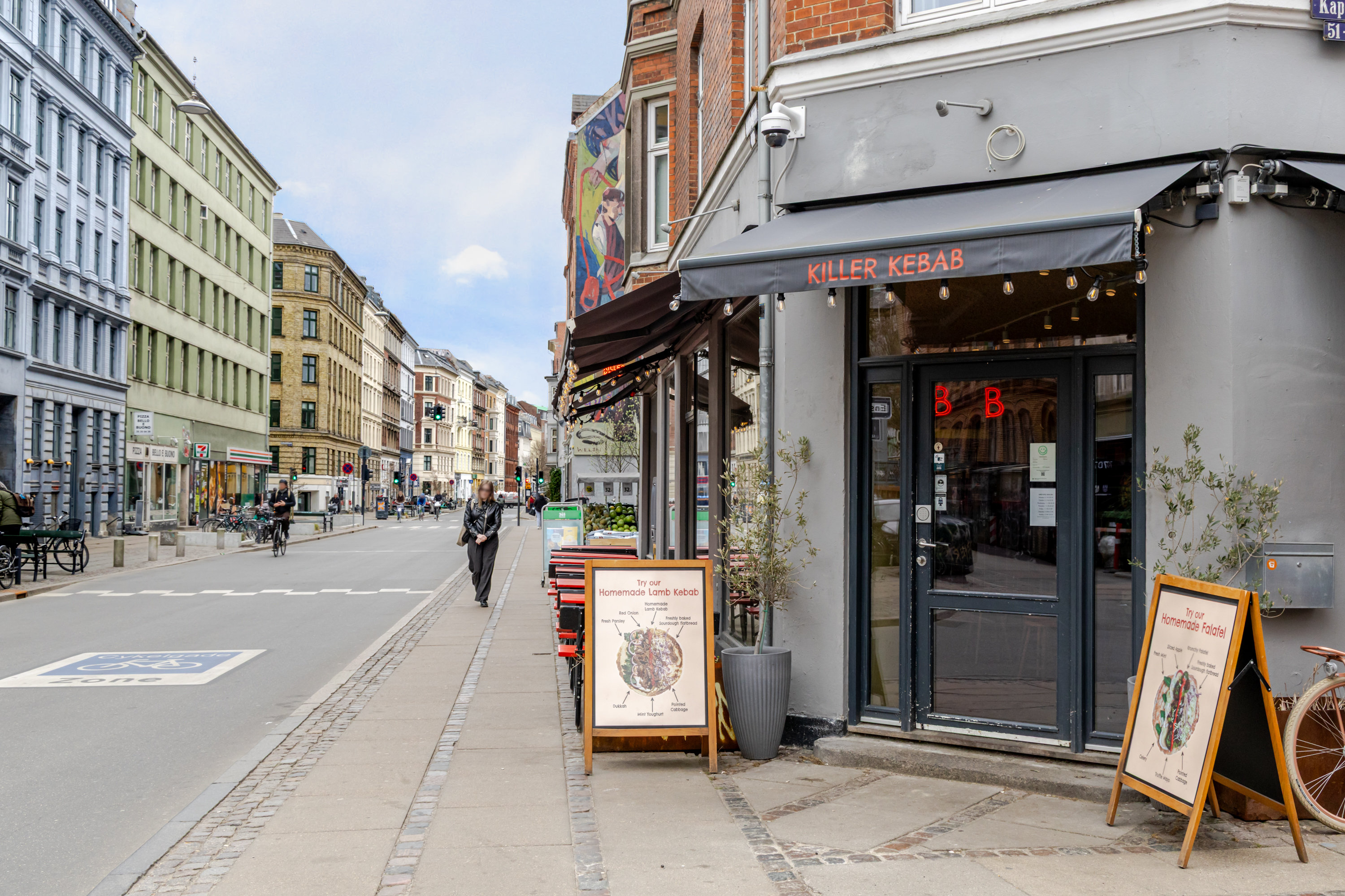 Fremhævet andet billede i fuldskærmstilstand. Billede af Rantzausgade 11A, 2. 5., 2200 København N