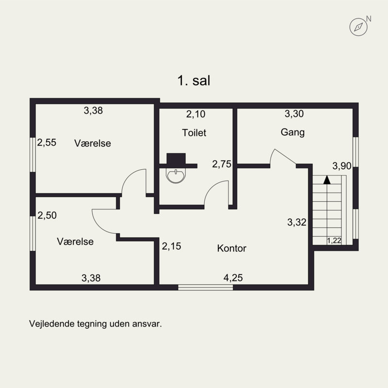Plantegninger billede af Gildegade Gang 2, 6200 Aabenraa