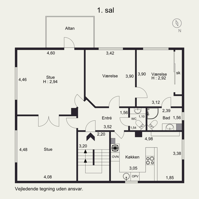 Plantegninger billede af Læssøegade 77, 1., 5230 Odense M