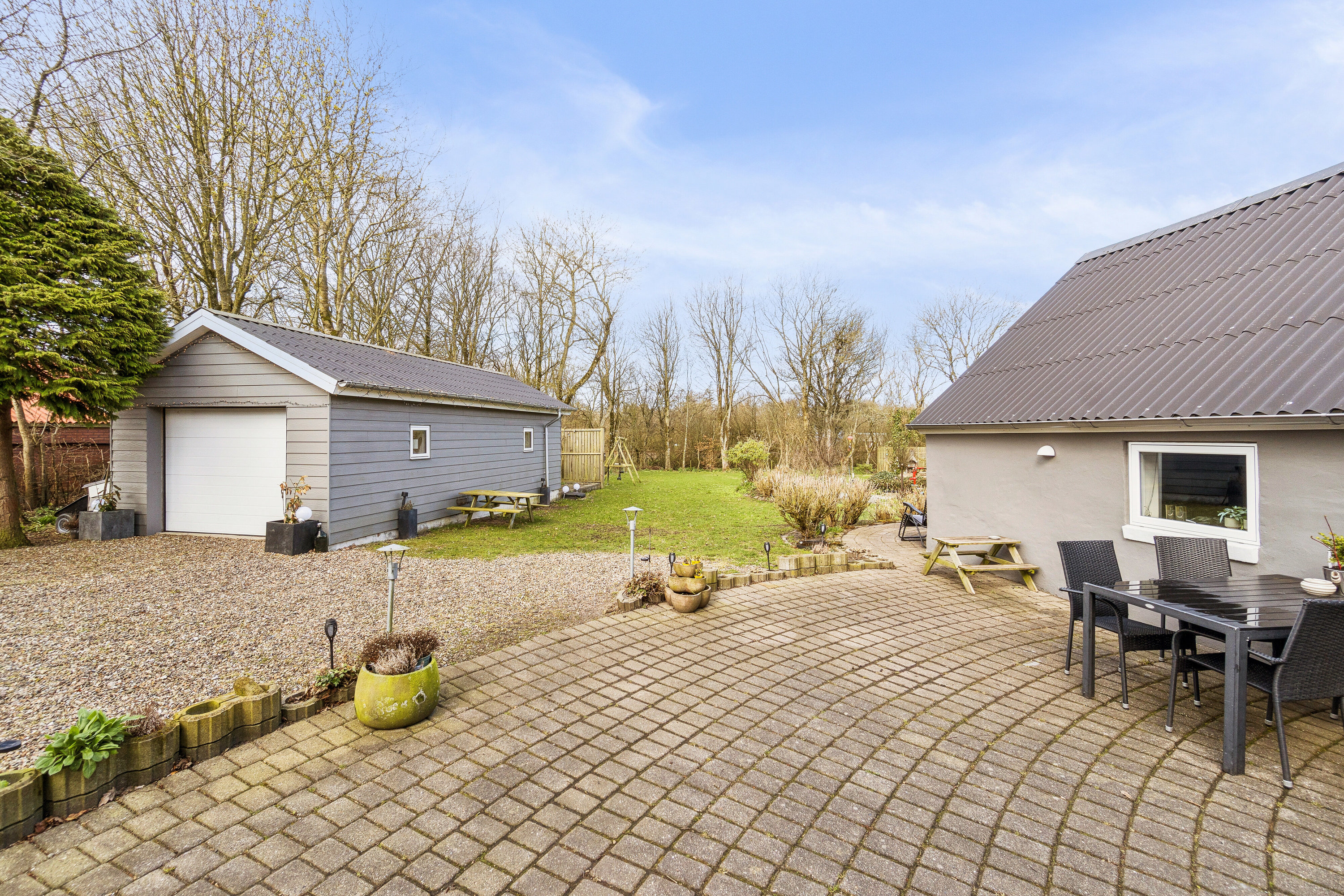 Fremhævet terrasse billede i fuldskærmstilstand. Billede af Søndergade 56, 7760 Hurup Thy