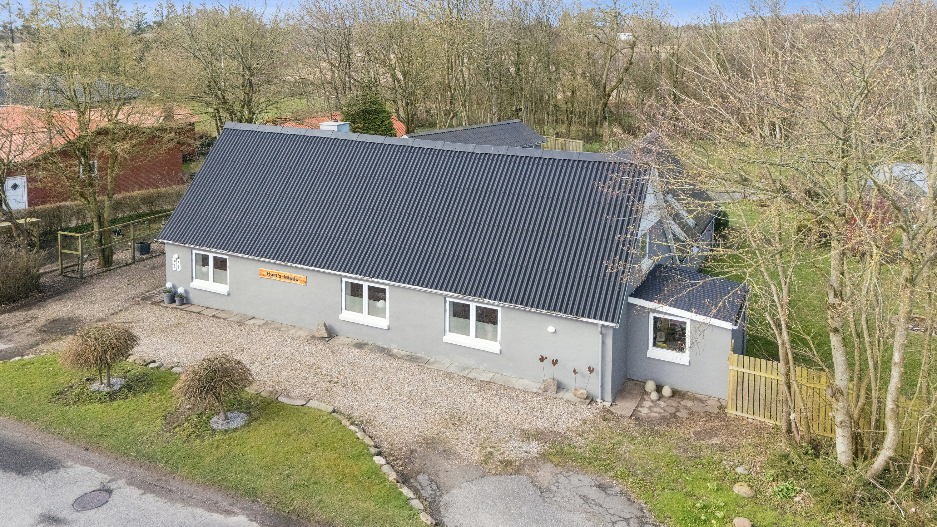 Fremhævet set fra vejen billede i fuldskærmstilstand. Billede af Søndergade 56, 7760 Hurup Thy