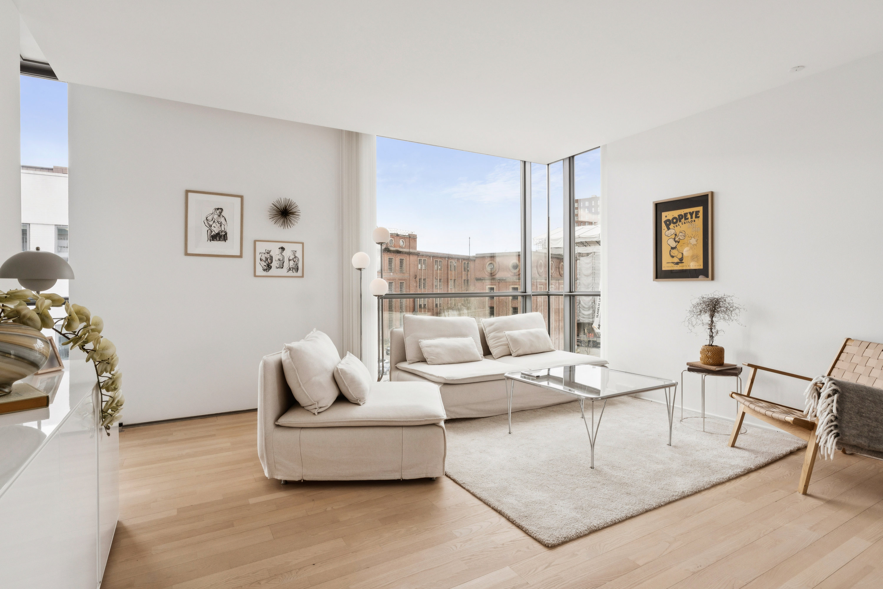 Fremhævet stue billede i fuldskærmstilstand. Billede af Vestre Havnepromenade 11B, 3. mf., 9000 Aalborg