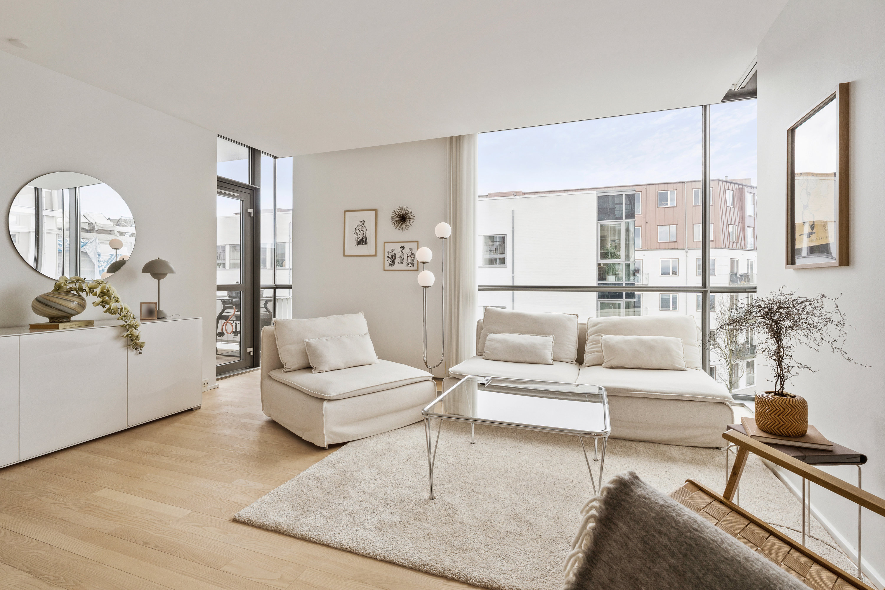 Fremhævet stue billede i fuldskærmstilstand. Billede af Vestre Havnepromenade 11B, 3. mf., 9000 Aalborg