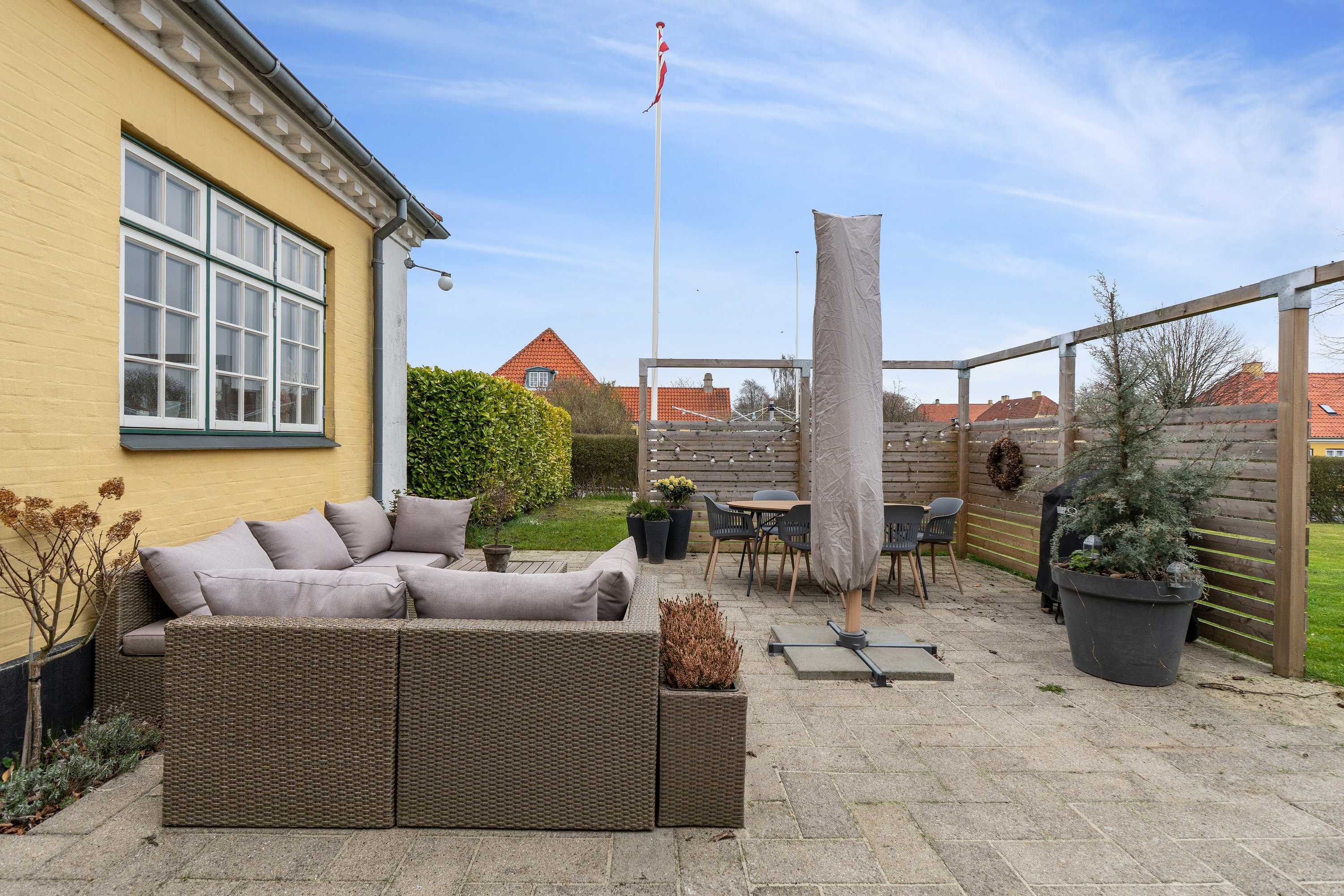 Fremhævet terrasse billede i fuldskærmstilstand. Billede af Vindingevej 63, 5800 Nyborg