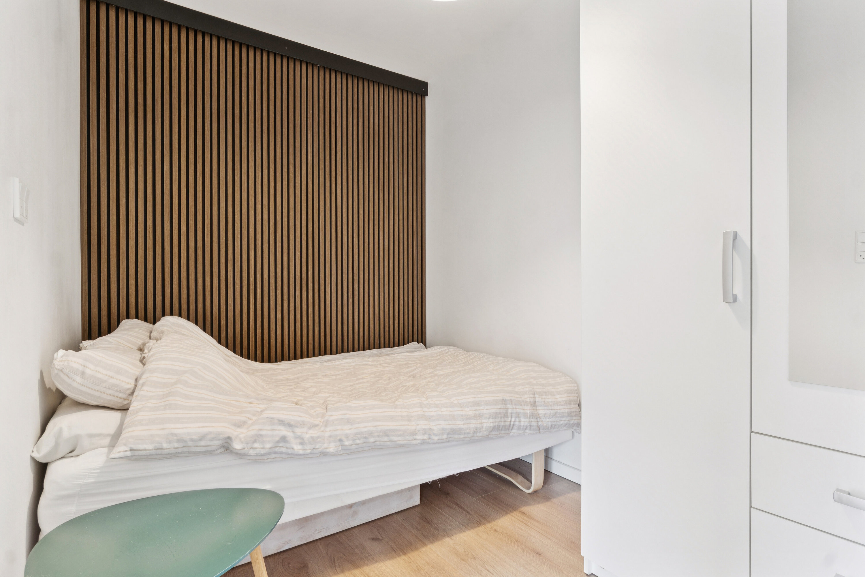 Fremhævet soveværelse billede i fuldskærmstilstand. Billede af Gyvelvej 13, st.. mf., 4000 Roskilde