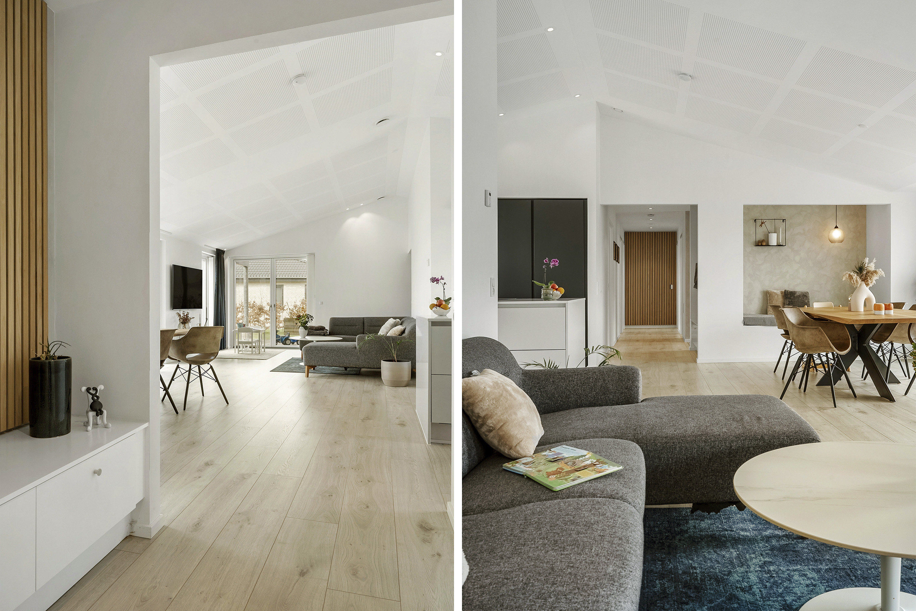 Fremhævet stue billede i fuldskærmstilstand. Billede af Bjørnshave 8, 8700 Horsens