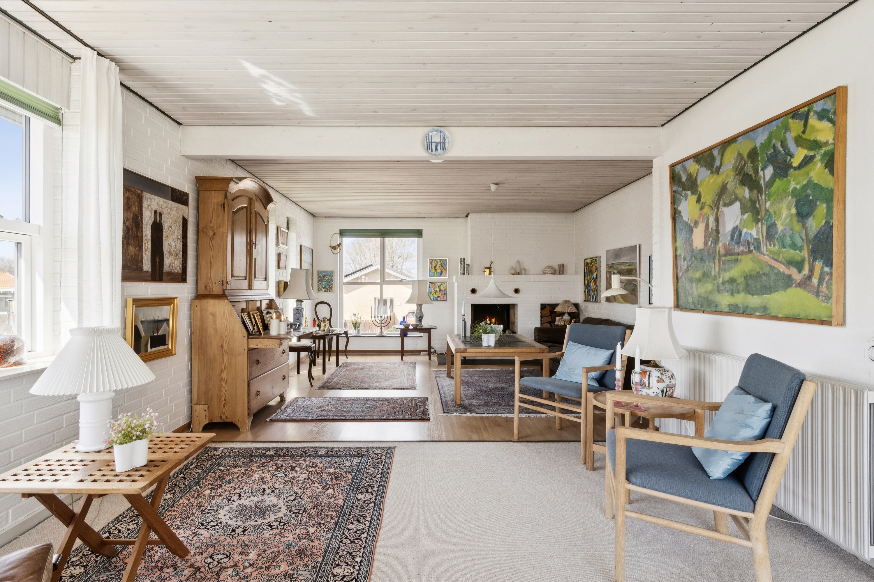 Fremhævet stue billede i fuldskærmstilstand. Billede af P. L. Halds Vej 60, 7700 Thisted