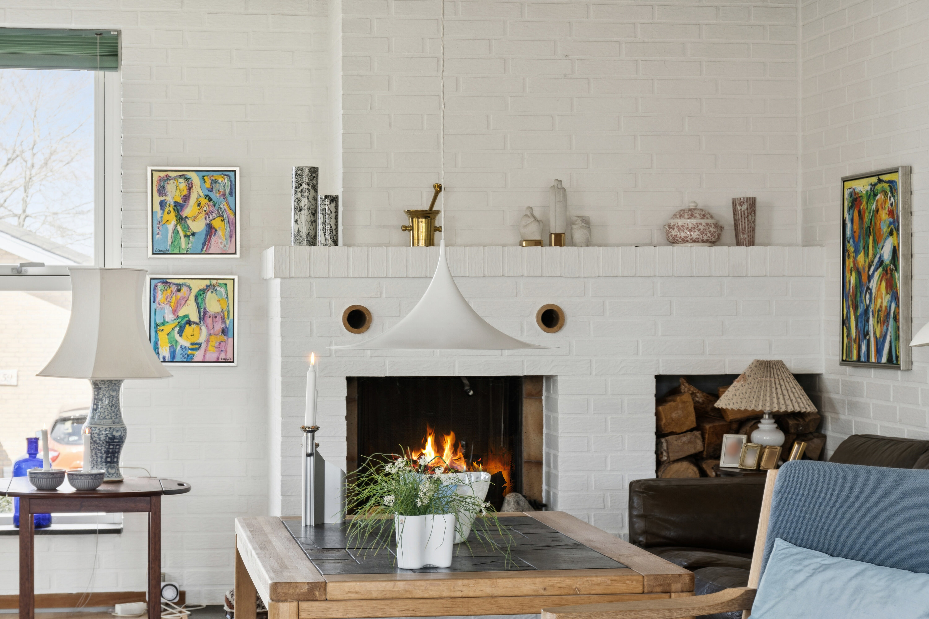 Fremhævet stue billede i fuldskærmstilstand. Billede af P. L. Halds Vej 60, 7700 Thisted