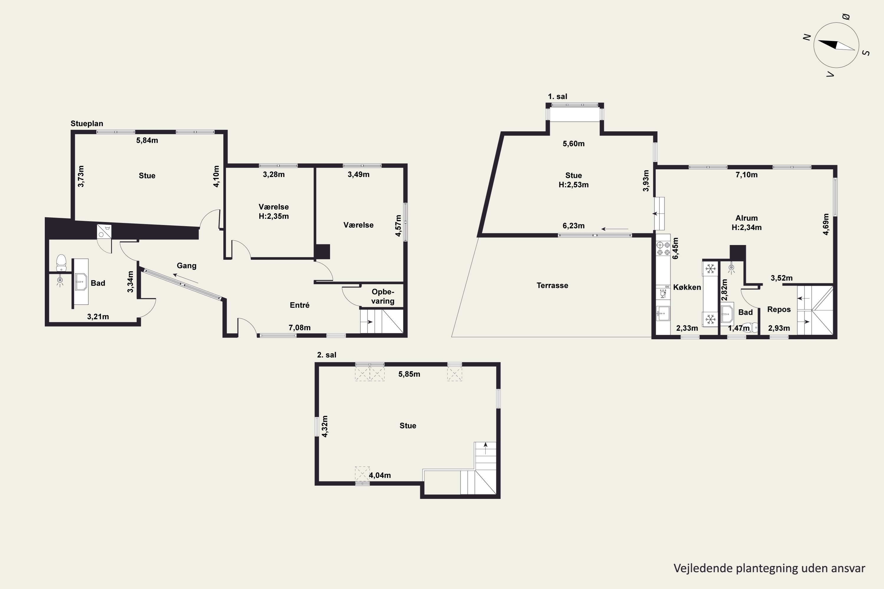Plantegninger billede af Stationsgade 3, 8240 Risskov