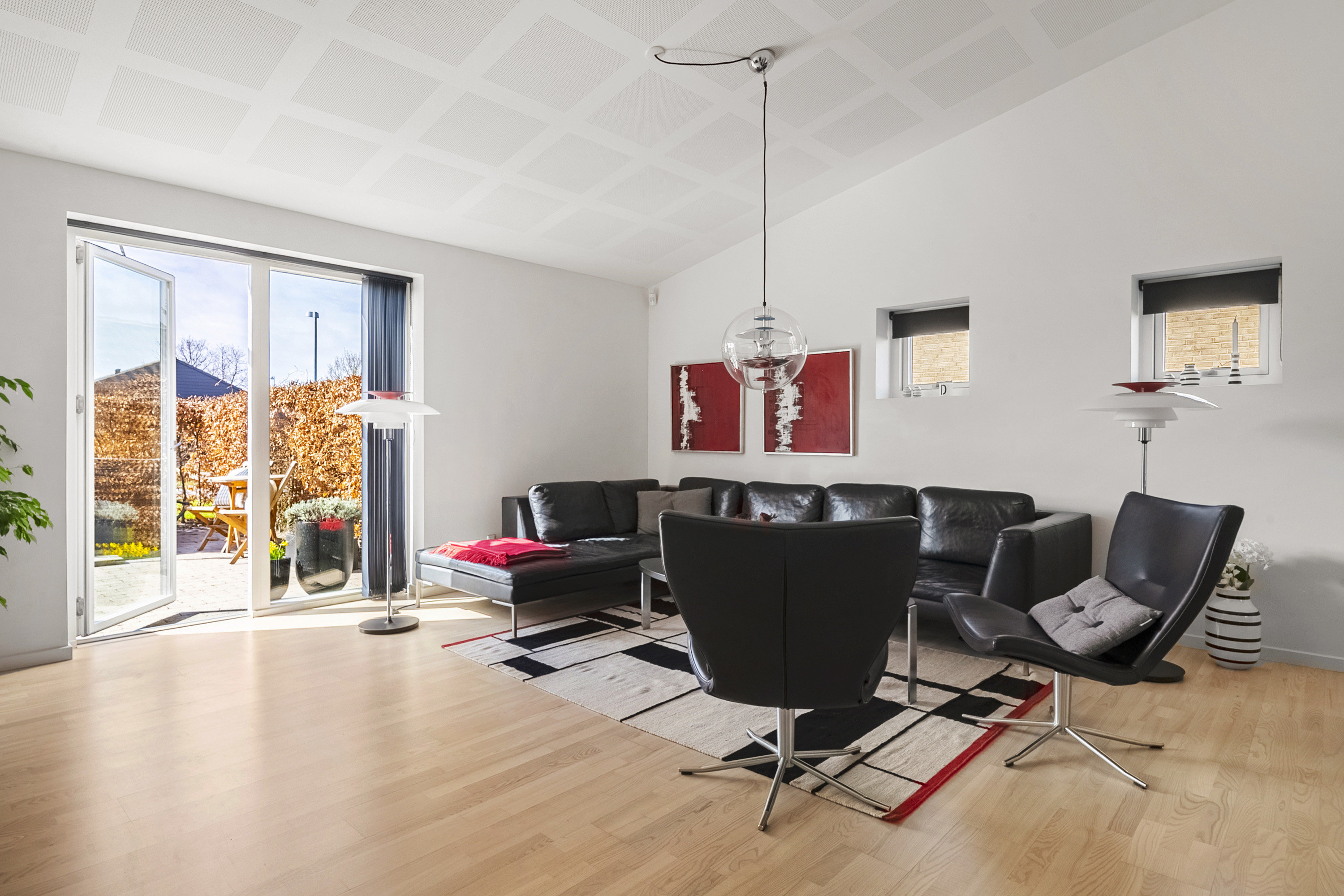 Fremhævet stue billede i fuldskærmstilstand. Billede af Nørregårds Alle 19, 8362 Hørning