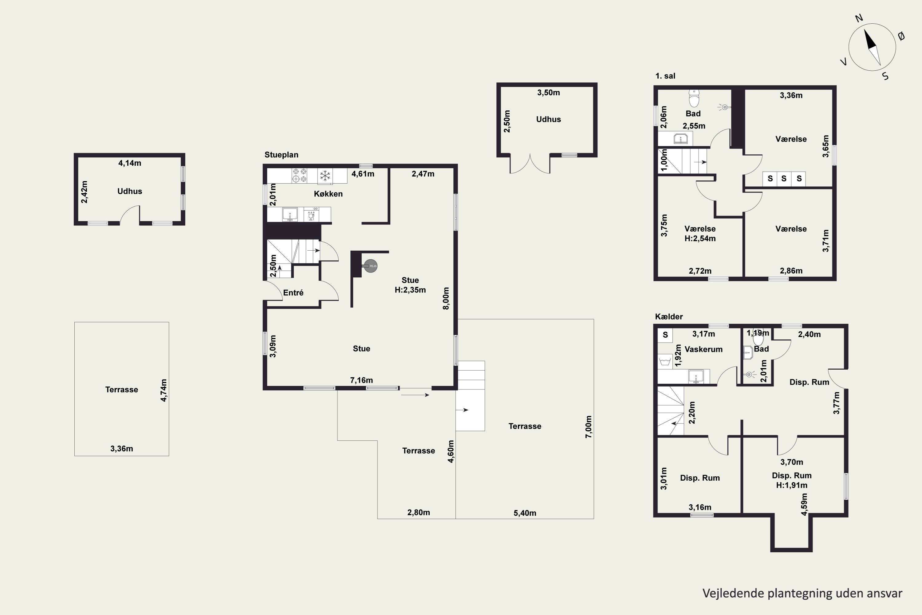 Plantegninger billede af Kornbakken 7, 9400 Nørresundby