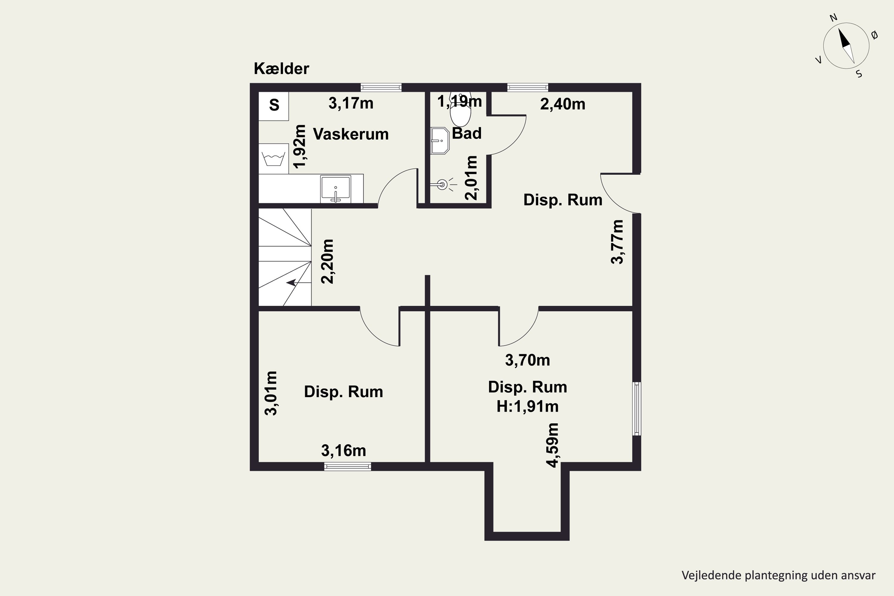 Plantegninger billede af Kornbakken 7, 9400 Nørresundby