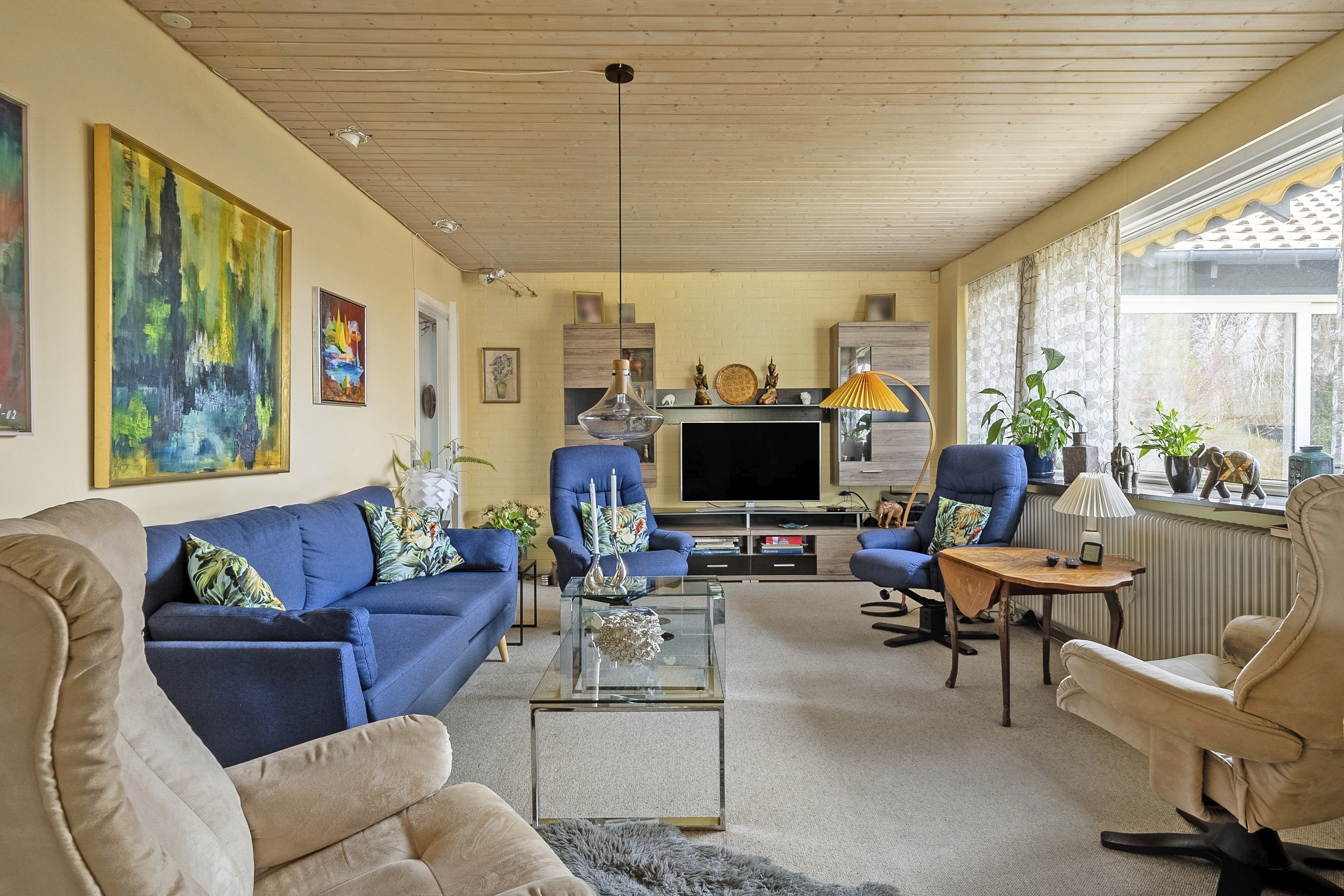 Fremhævet stue billede i fuldskærmstilstand. Billede af Elmebakken 12, Skt Klemens, 5260 Odense S