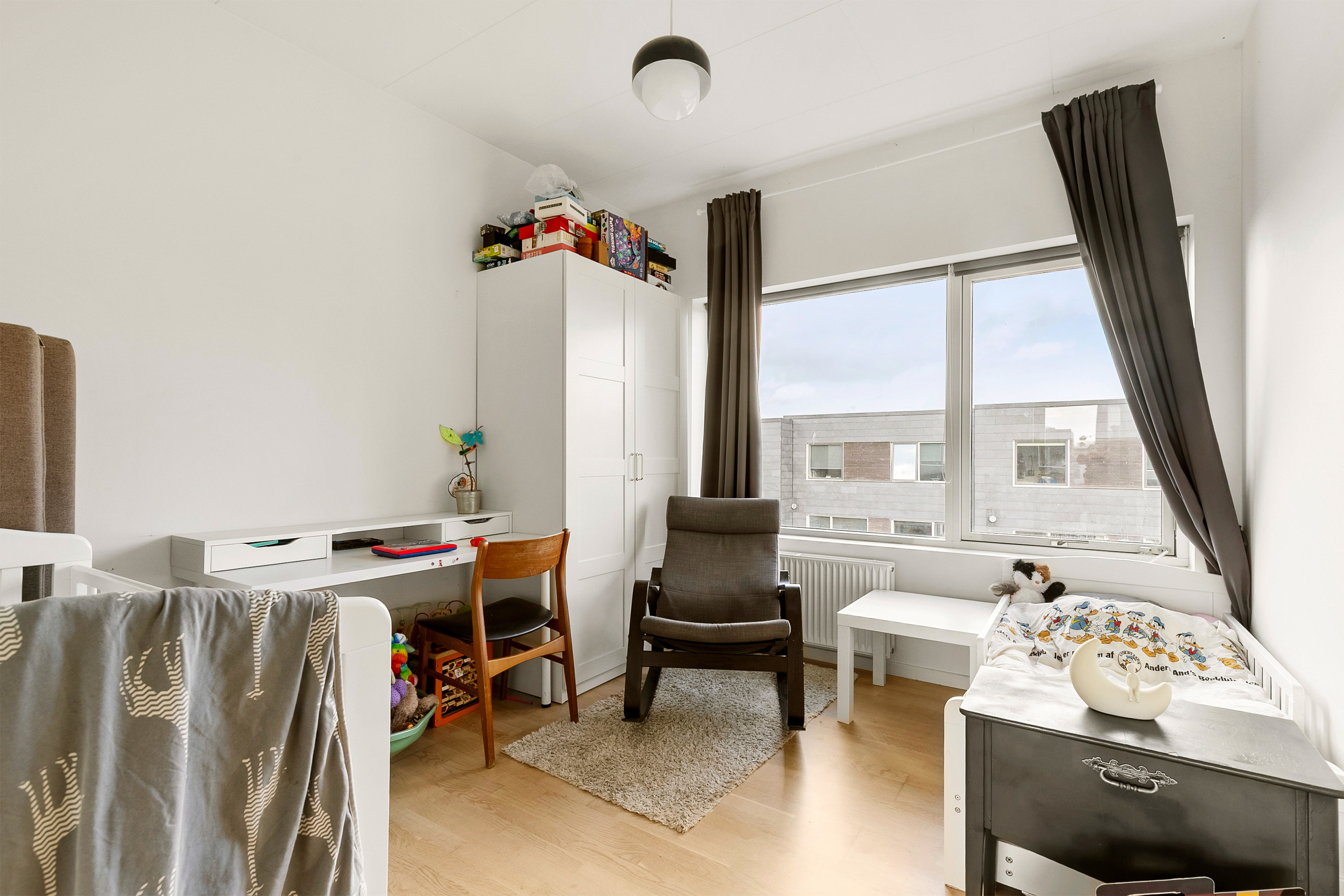 Fremhævet soveværelse billede i fuldskærmstilstand. Billede af Østergårds Alle 57, 8362 Hørning