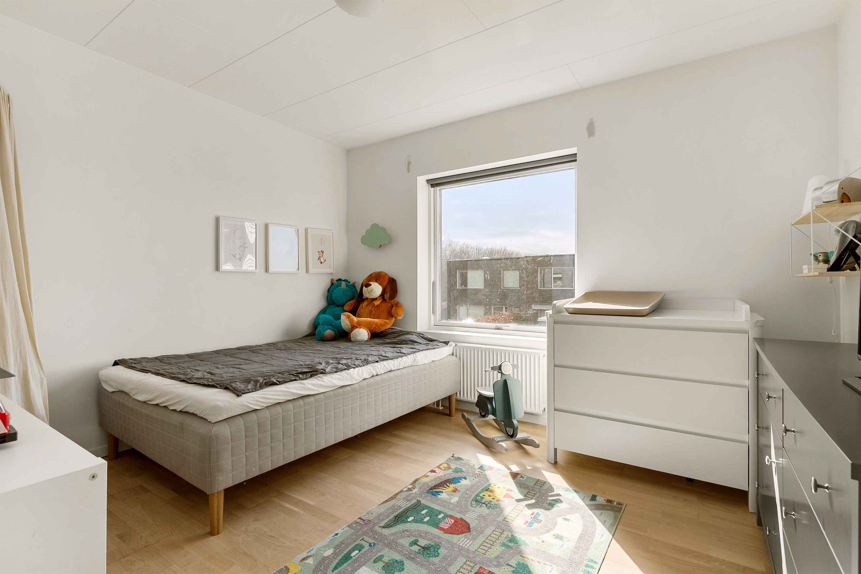 Fremhævet soveværelse billede i fuldskærmstilstand. Billede af Østergårds Alle 57, 8362 Hørning