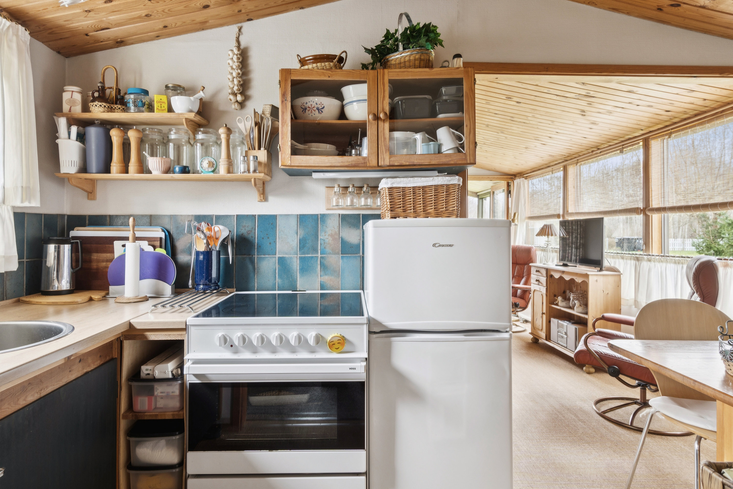 Fremhævet køkken billede i fuldskærmstilstand. Billede af Hvidtjørnevej 13, Kaldred, 4593 Eskebjerg