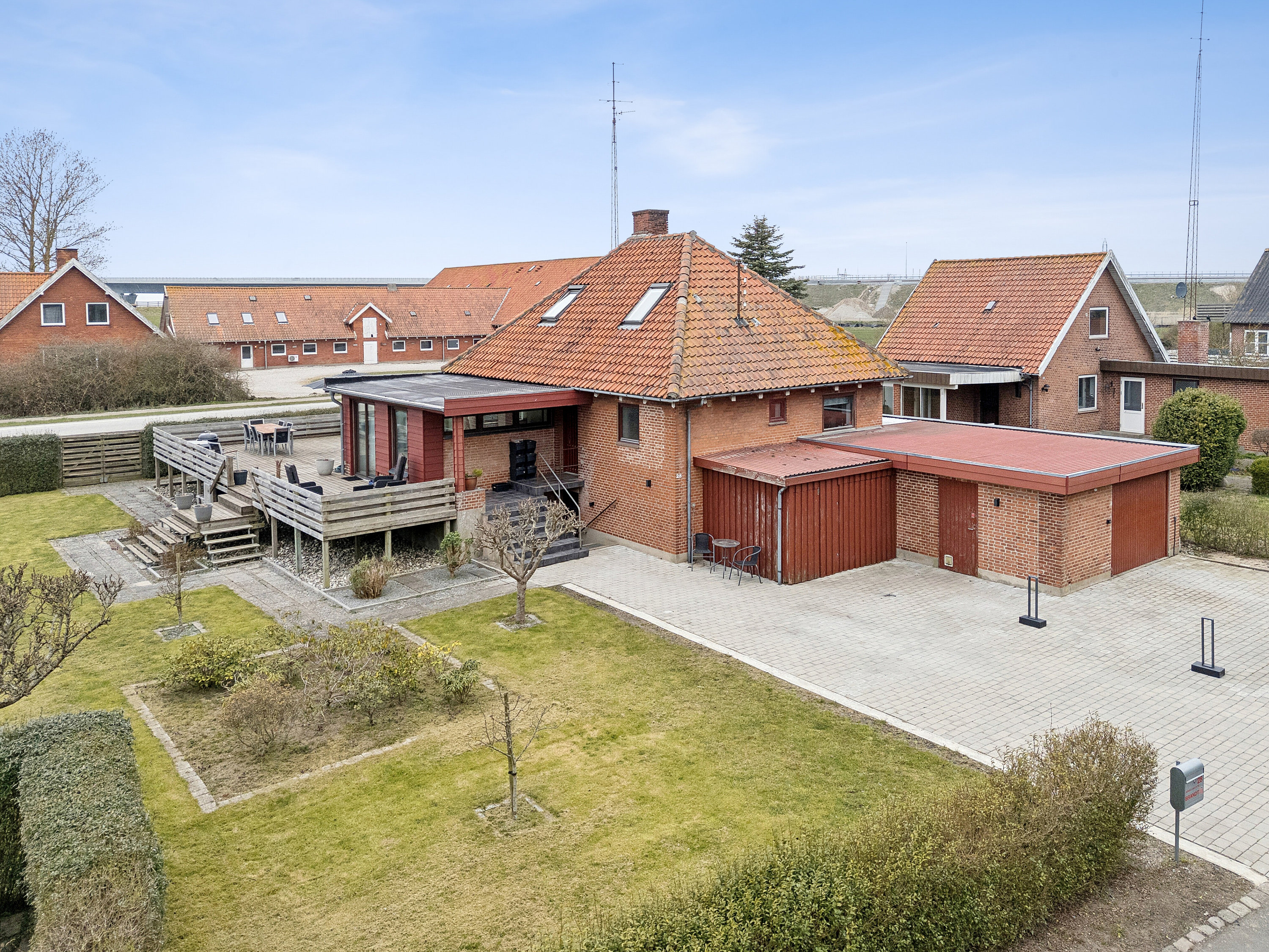 Fremhævet set fra vejen billede i fuldskærmstilstand. Billede af Maagevej 28, 4760 Vordingborg