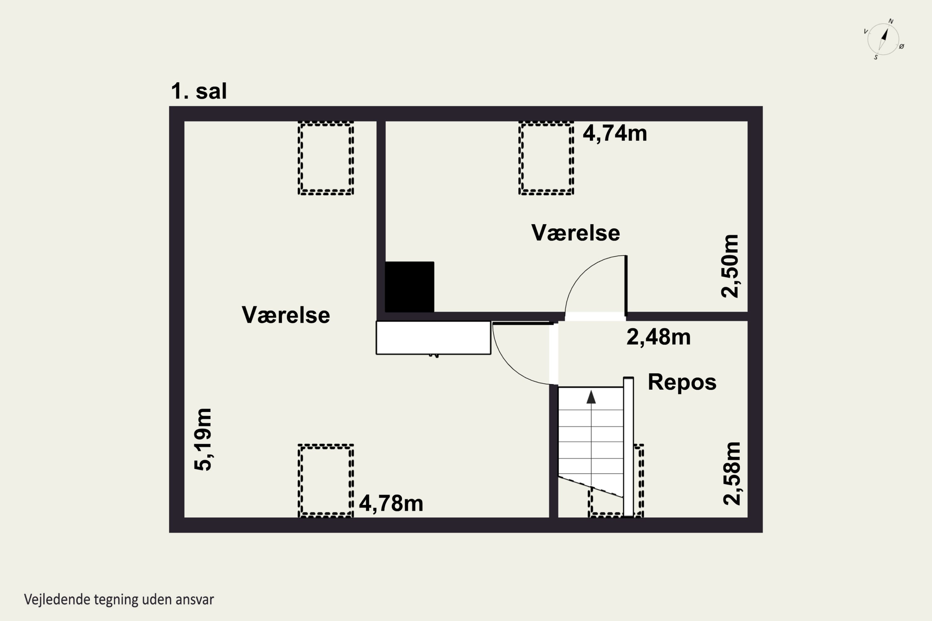Plantegninger billede af Maagevej 28, 4760 Vordingborg