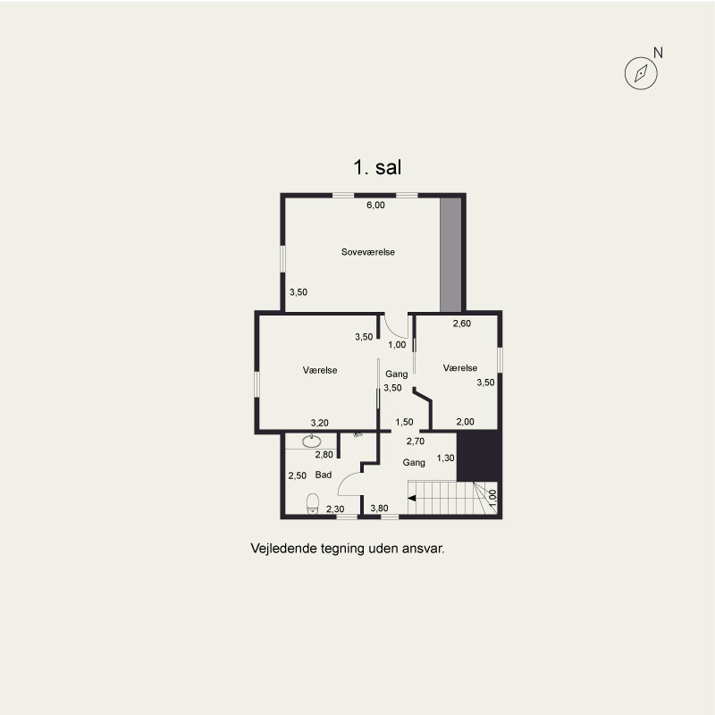 Plantegninger billede af Kirkevej 27, Handbjerg, 7830 Vinderup