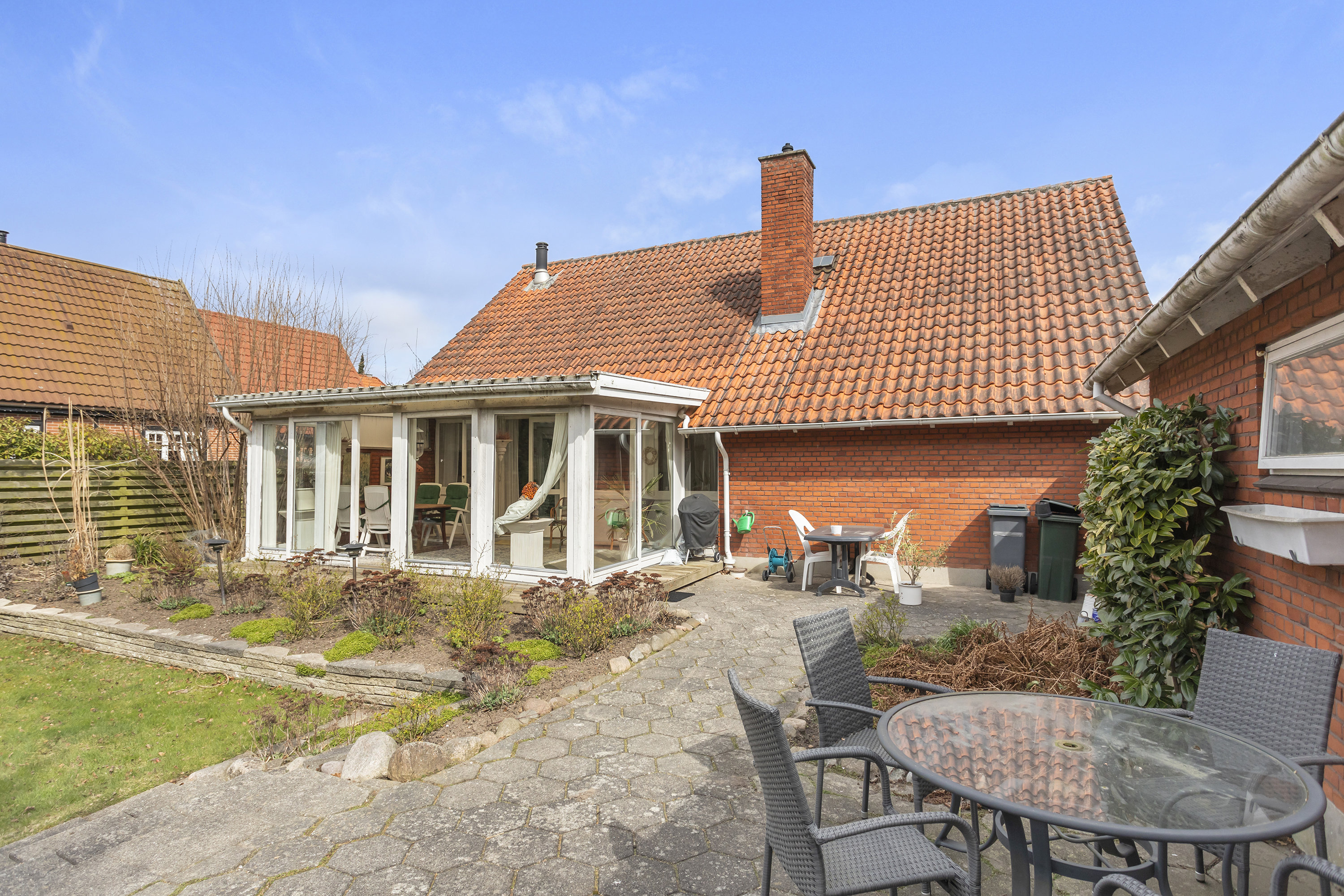 Fremhævet terrasse billede i fuldskærmstilstand. Billede af Marievej 9, 2740 Skovlunde