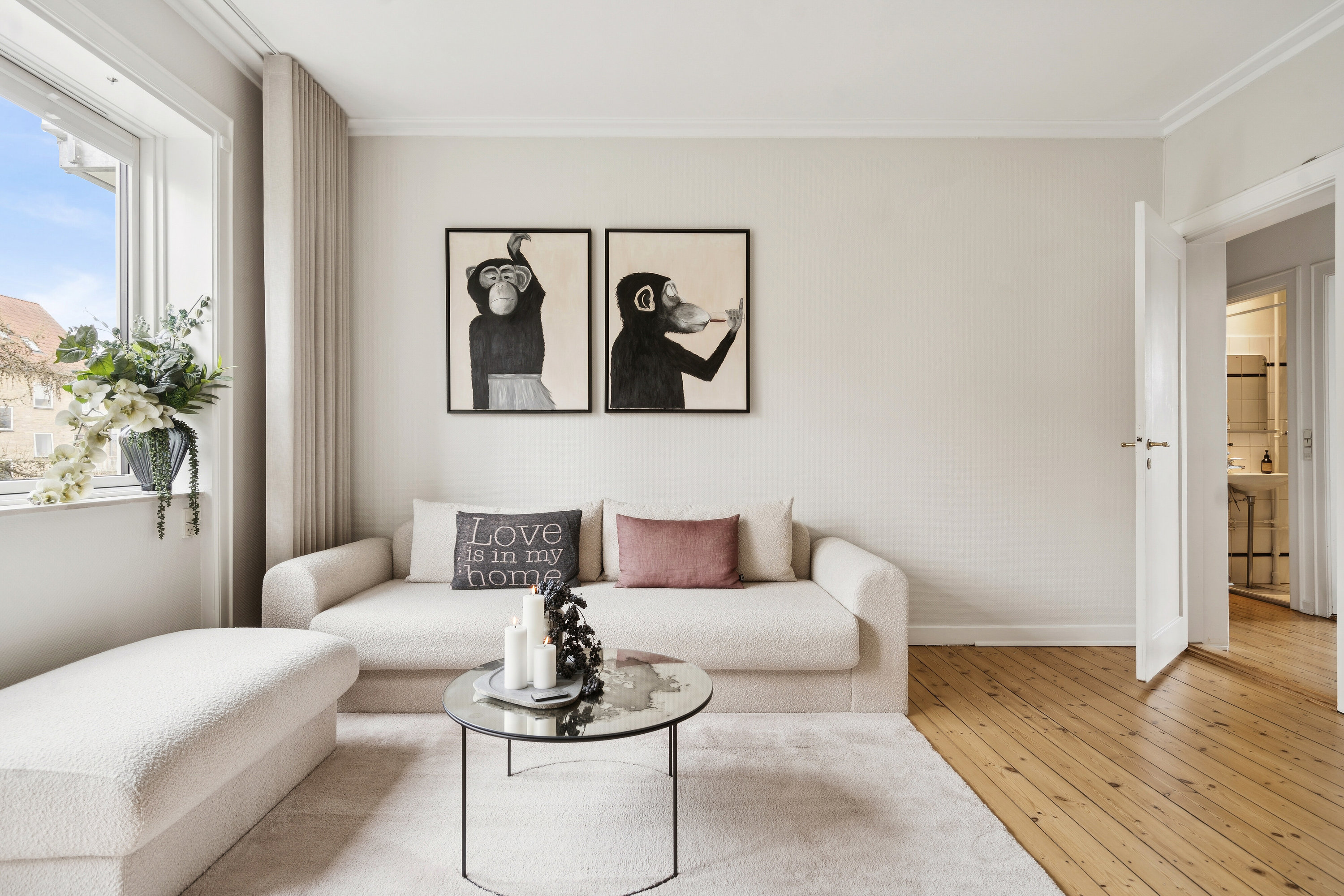 Fremhævet stue billede i fuldskærmstilstand. Billede af Grækenlandsvej 112, 1. tv., 2300 København S