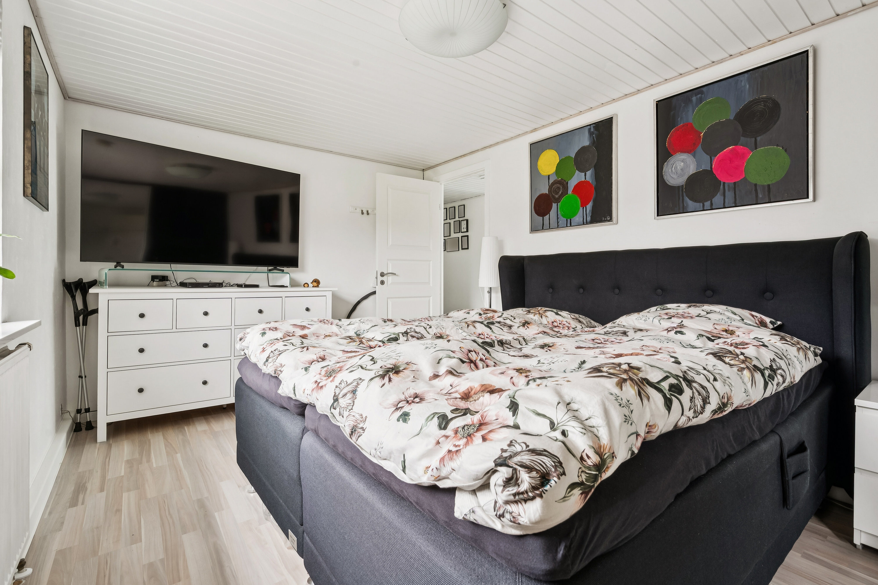 Fremhævet soveværelse billede i fuldskærmstilstand. Billede af Blåbærvænget 20, Appenæs, 4700 Næstved