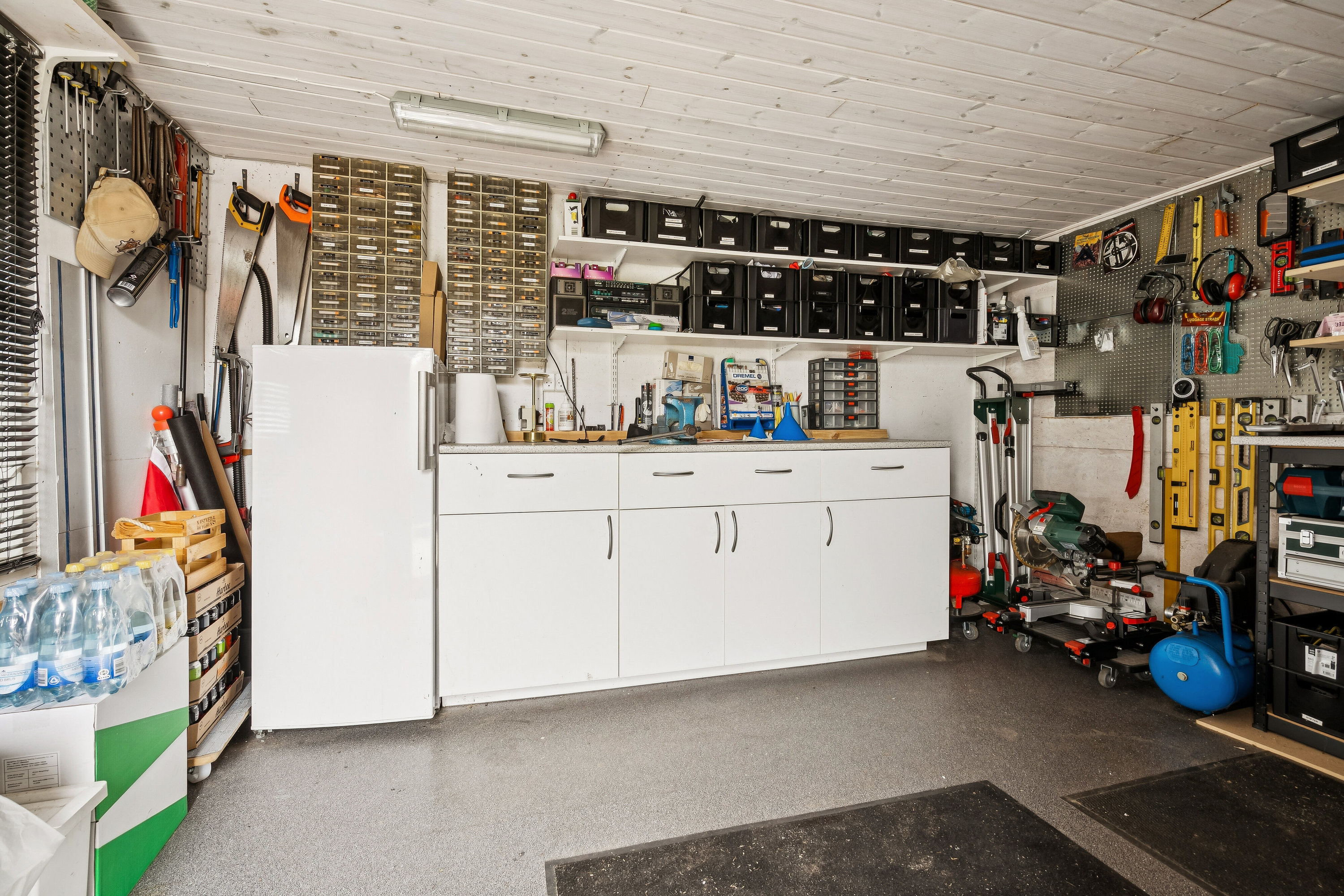 Fremhævet garage billede i fuldskærmstilstand. Billede af Blåbærvænget 20, Appenæs, 4700 Næstved