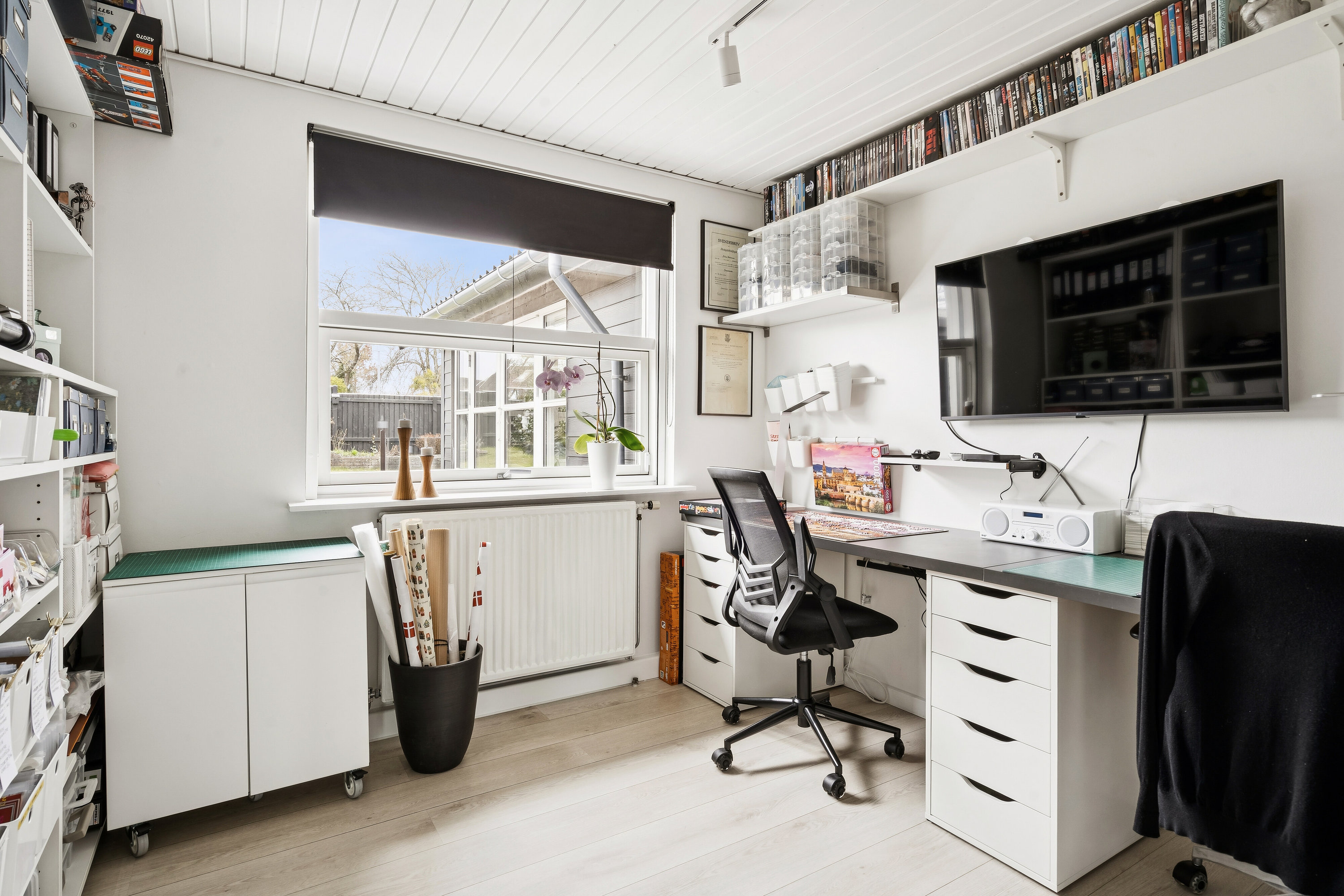 Fremhævet kontor billede i fuldskærmstilstand. Billede af Blåbærvænget 20, Appenæs, 4700 Næstved