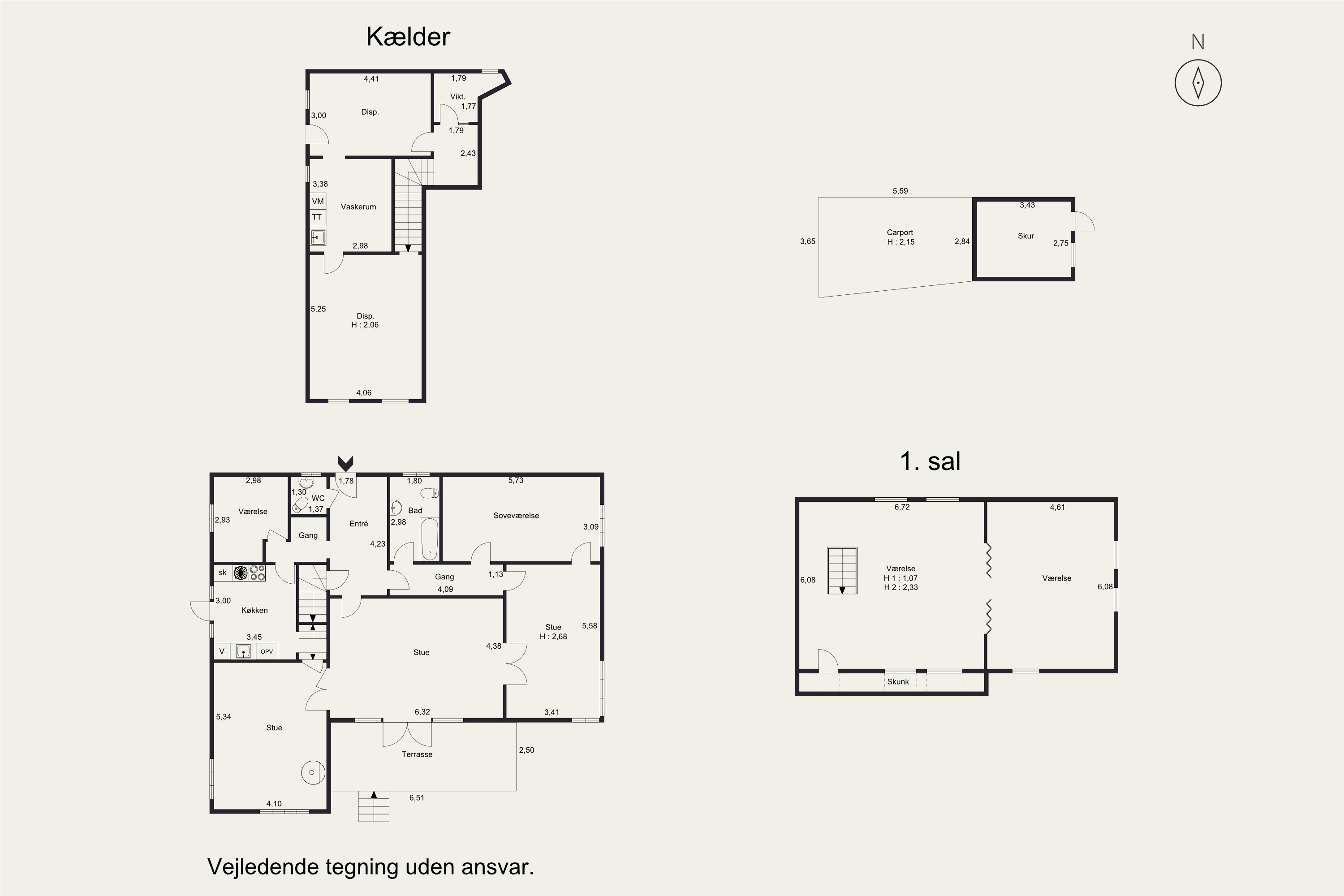 Plantegninger billede af Hans Jensens Vej 17, 2900 Hellerup