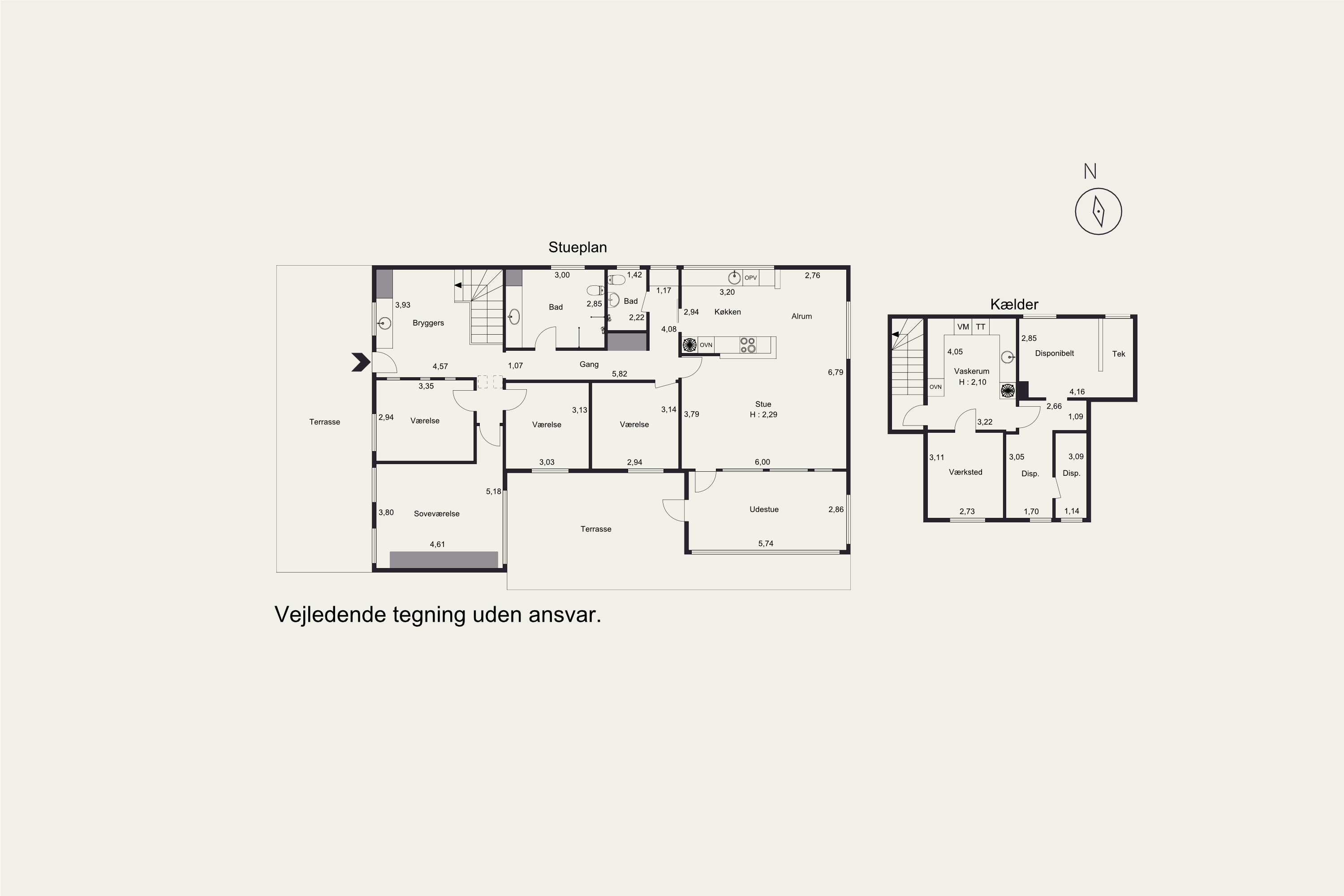 Plantegninger billede af Vestervænget 6, Tvingstrup, 8700 Horsens