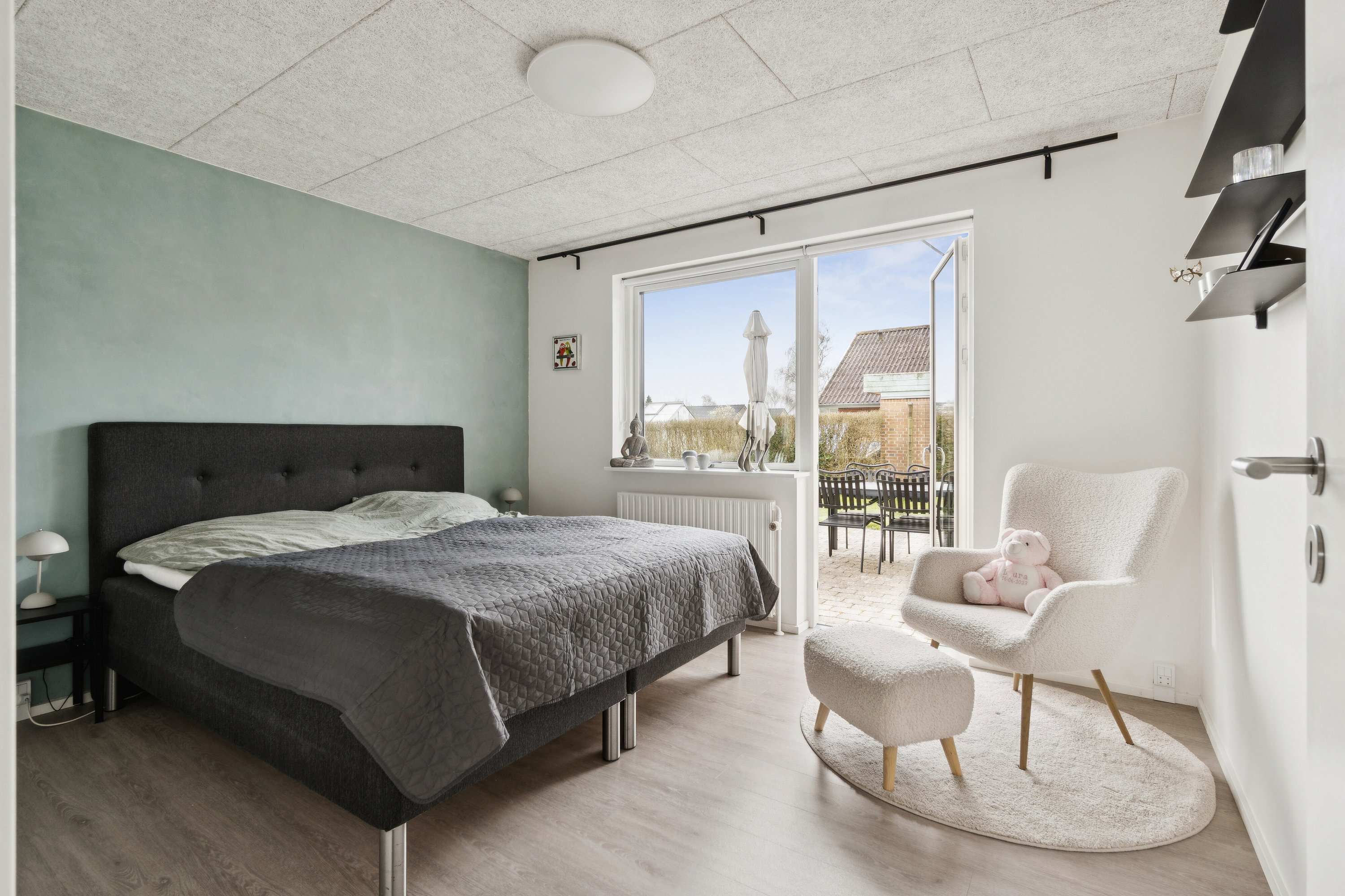 Fremhævet soveværelse billede i fuldskærmstilstand. Billede af Skærskovvænget 23, 8600 Silkeborg