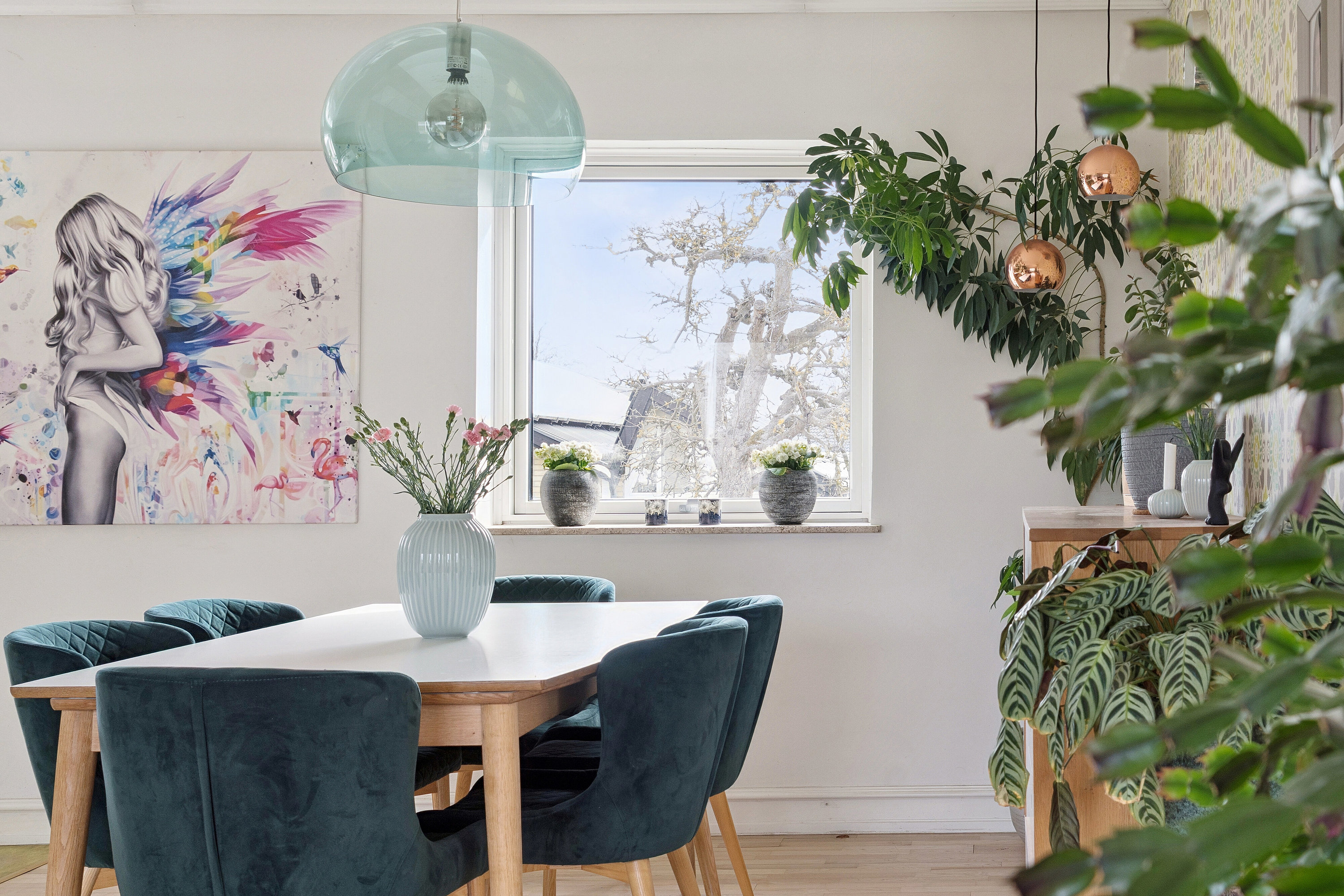 Fremhævet spisestue billede i fuldskærmstilstand. Billede af Henry Heerups Vej 21, 2610 Rødovre